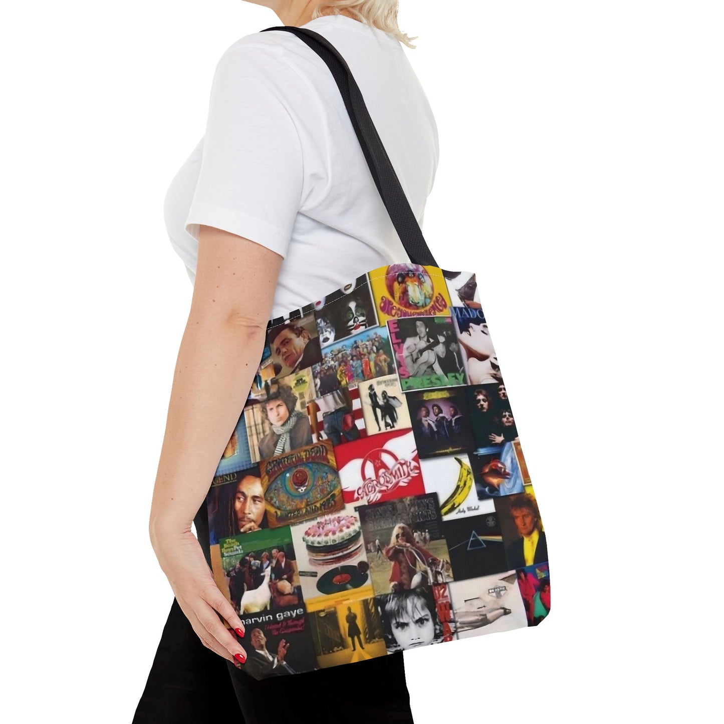 Rock n Roll Tote Bag Printify