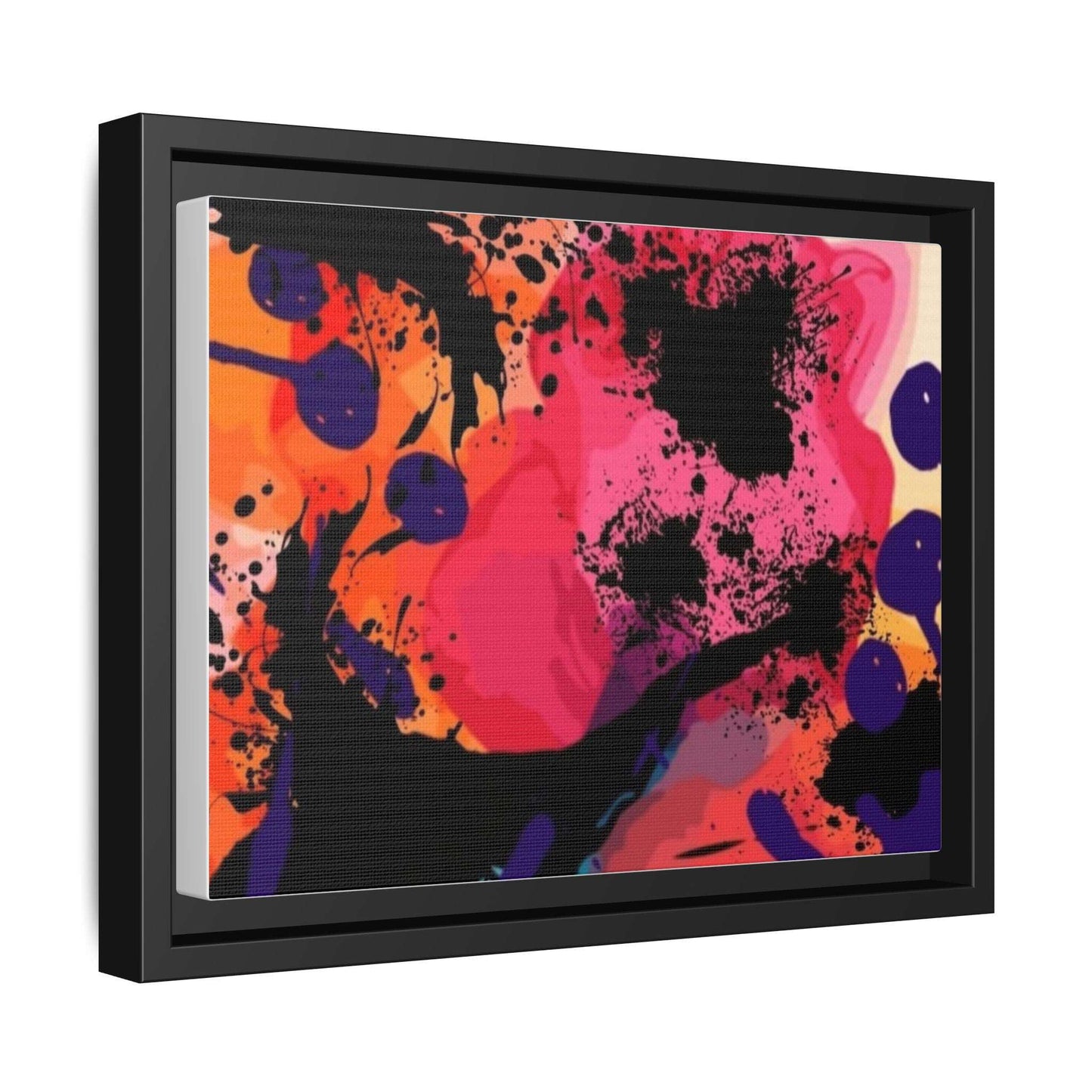 ABSTRACT A - Matte Canvas, Black Frame - Rock n Royalty Designs