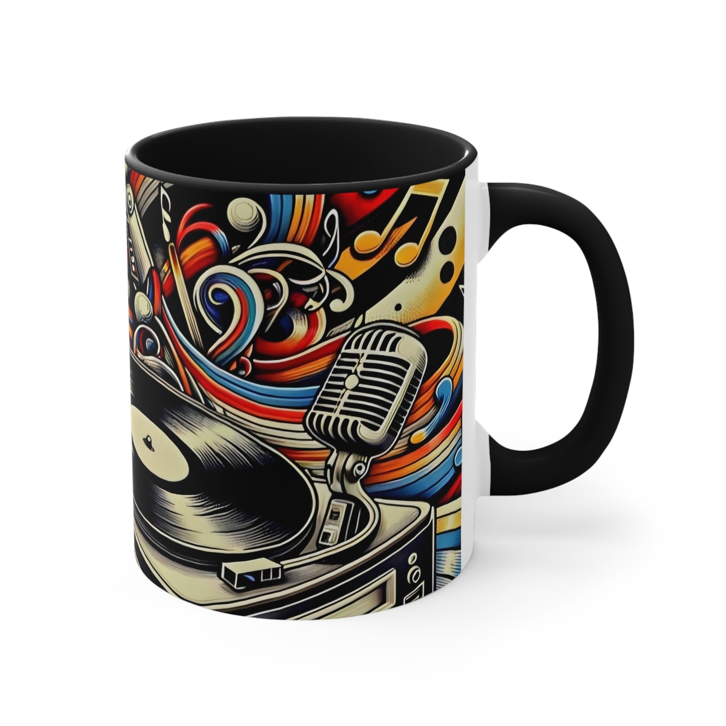 RECORD NOSTALGIC ACCENT MUG Printify