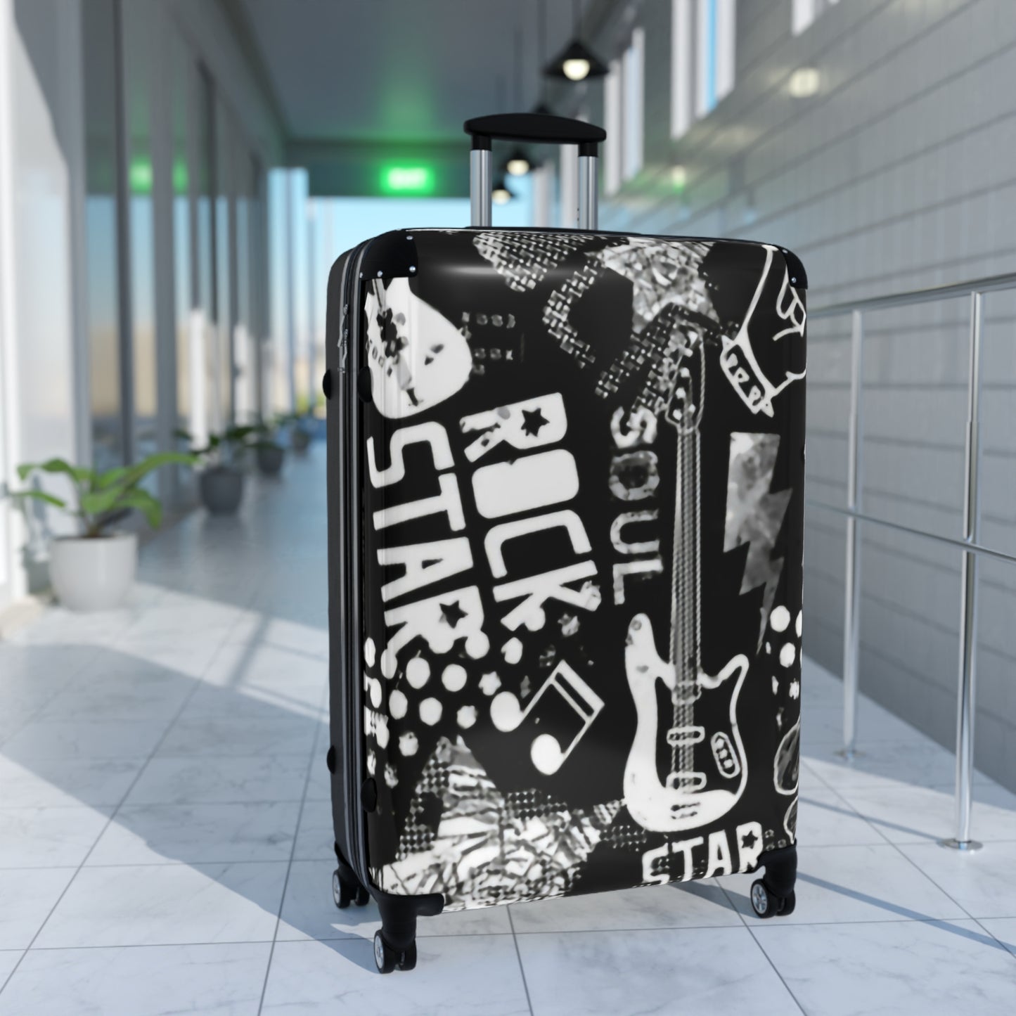 Large ROCKSTAR Suitcase - Rock n Royalty Designs