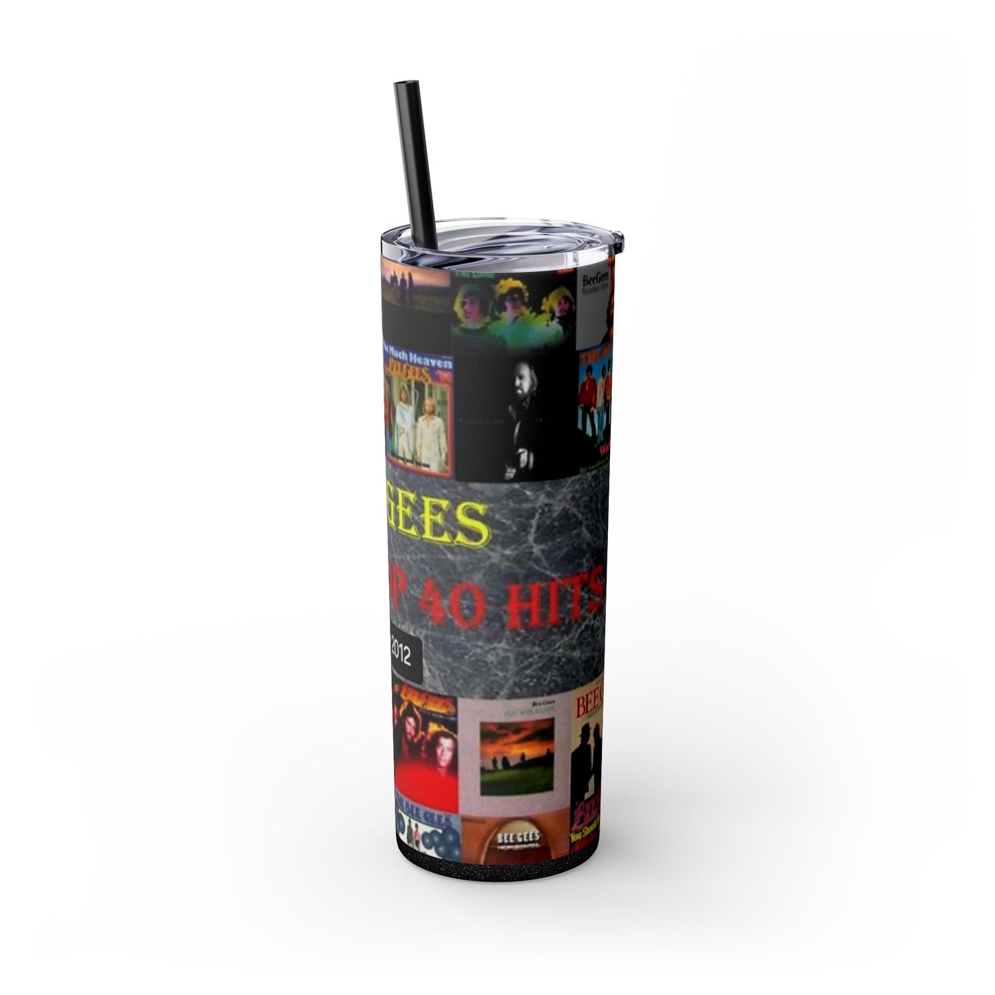 BeeGee Skinny Tumbler with Straw, 20oz - Rock n Royalty Designs