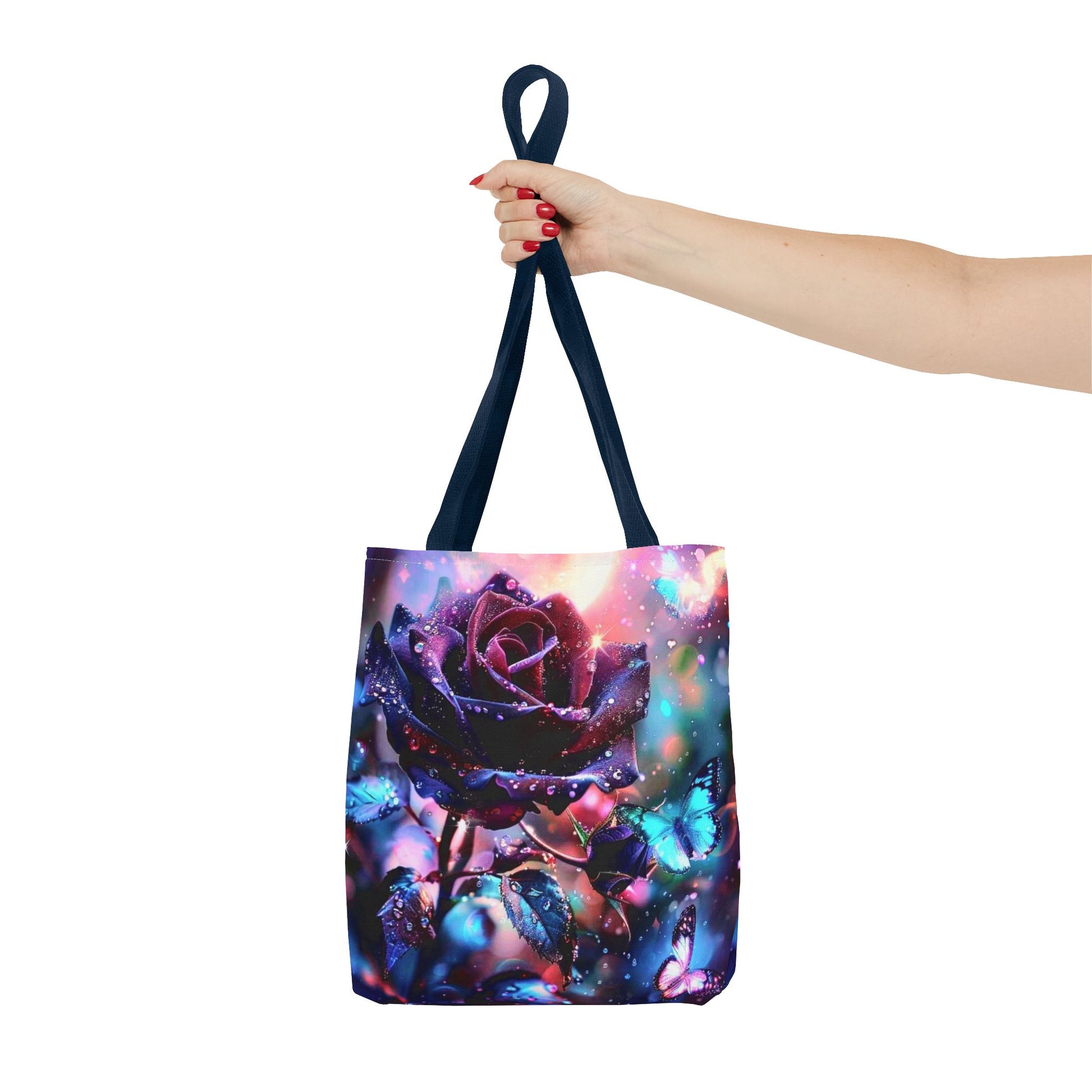 THREE BRIGHT FLOWER DESIGNS - Tote Bag (AOP) - Rock n Royalty Designs