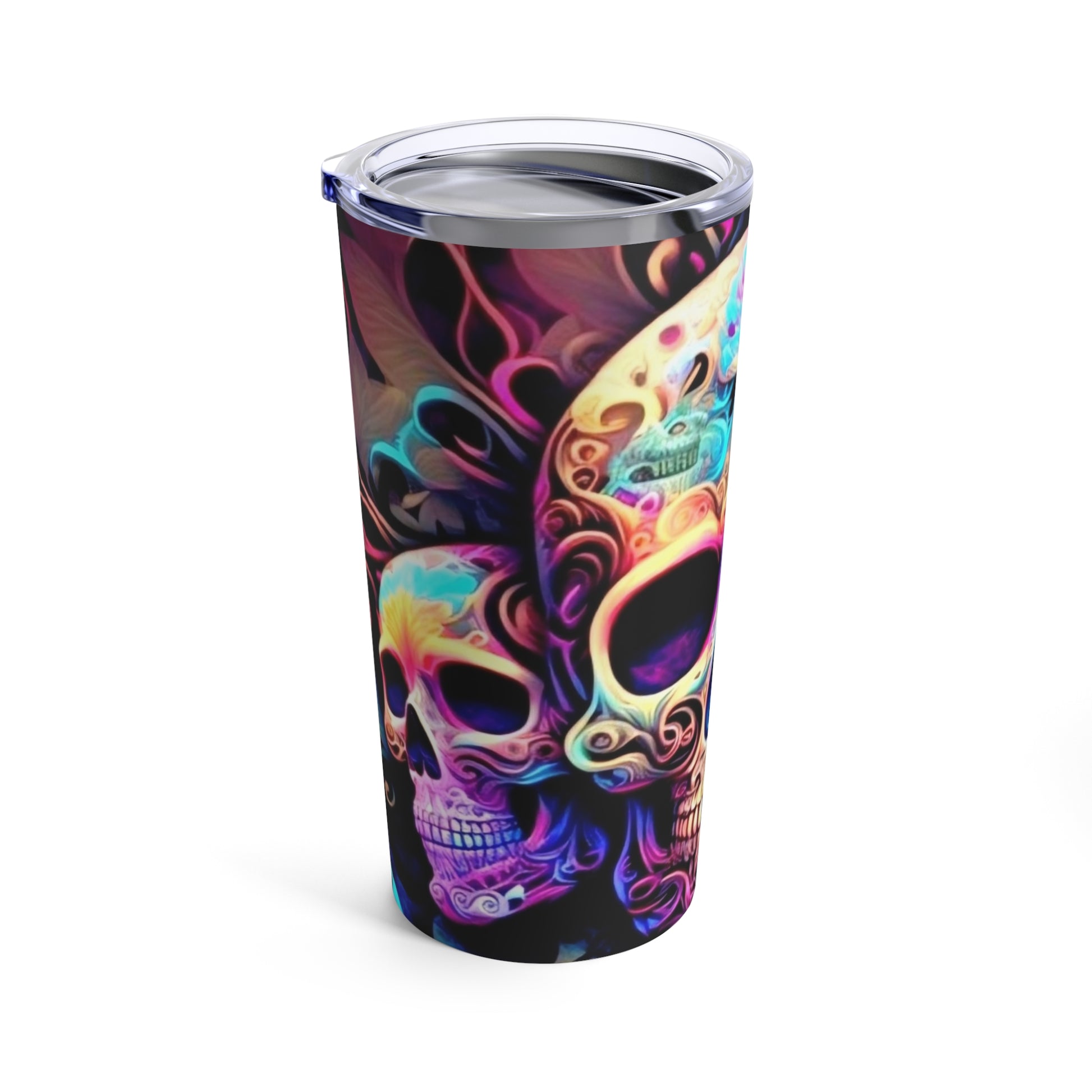 Colorful 3 Skull - Tumbler 20oz - Rock n Royalty Designs