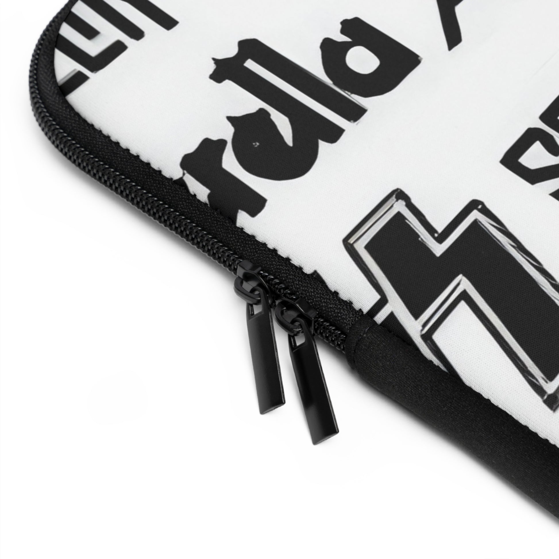 ROCK BAND BLK/WHT - Laptop Sleeve Printify