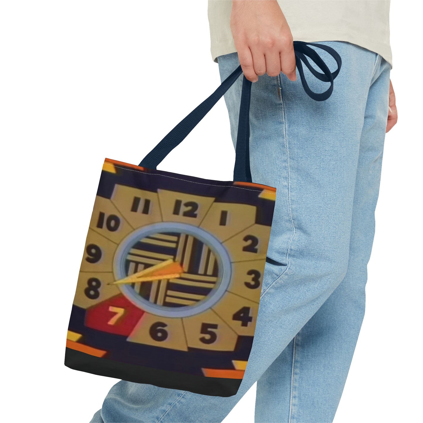 "Retro Pinball Counting Animation Tote Bag - Vintage Educational TV Classic (70s-80s)" Printify