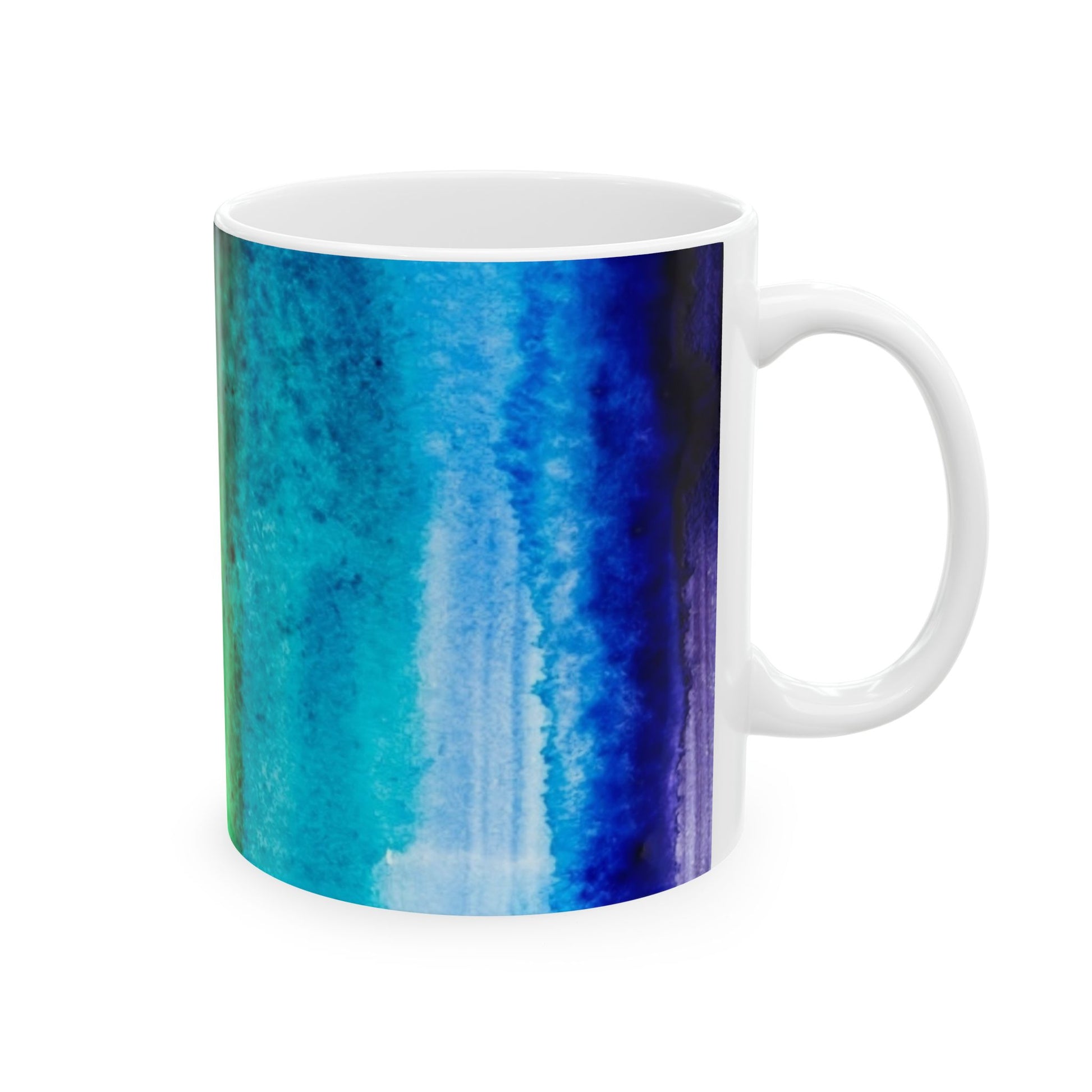 COLORFUL RAINBOW - Ceramic Mug, (11oz, 15oz) - Rock n Royalty Designs