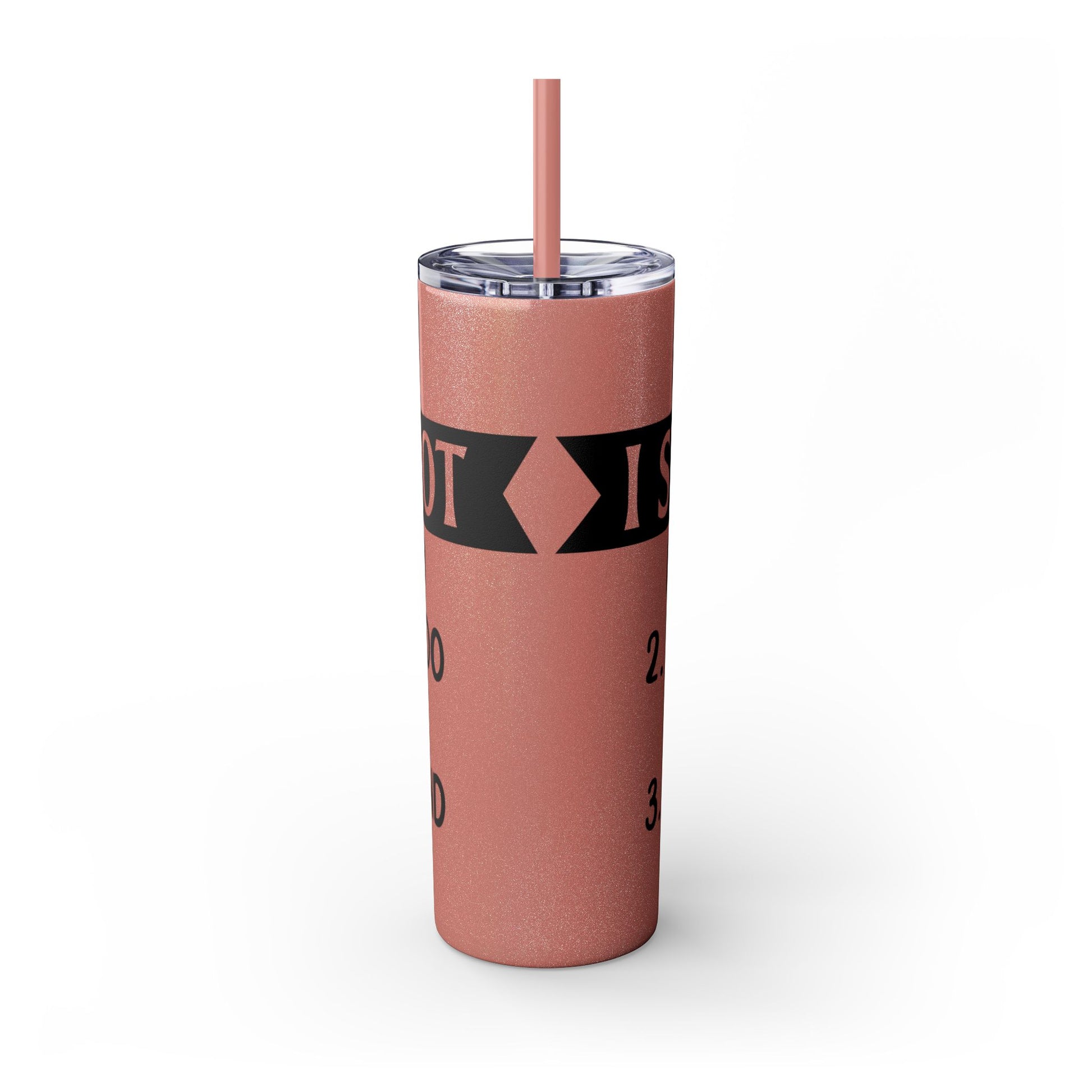 I SWEAR A LOT - Skinny Tumbler with Straw, 20oz Printify