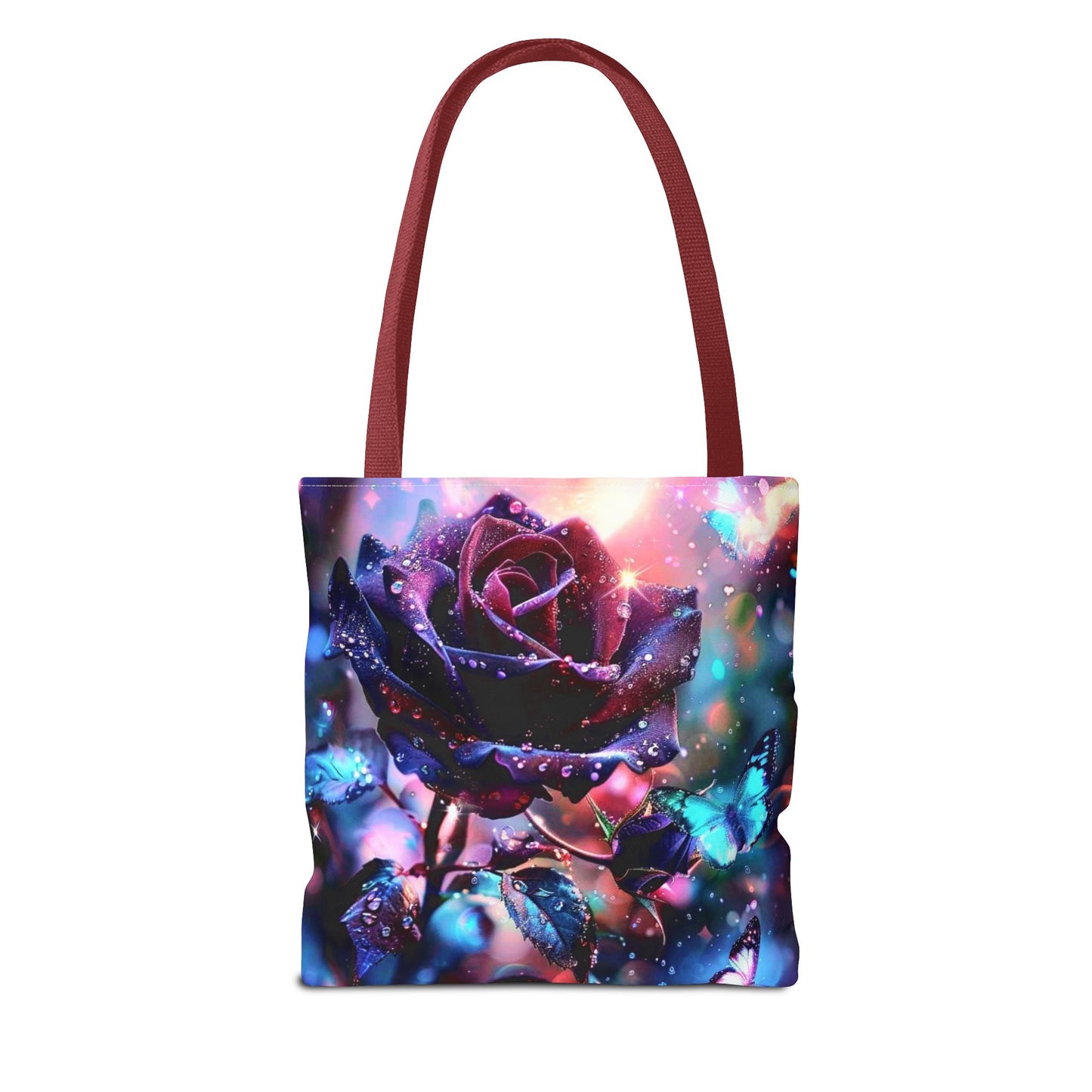 THREE BRIGHT FLOWER DESIGNS - Tote Bag (AOP) - Rock n Royalty Designs