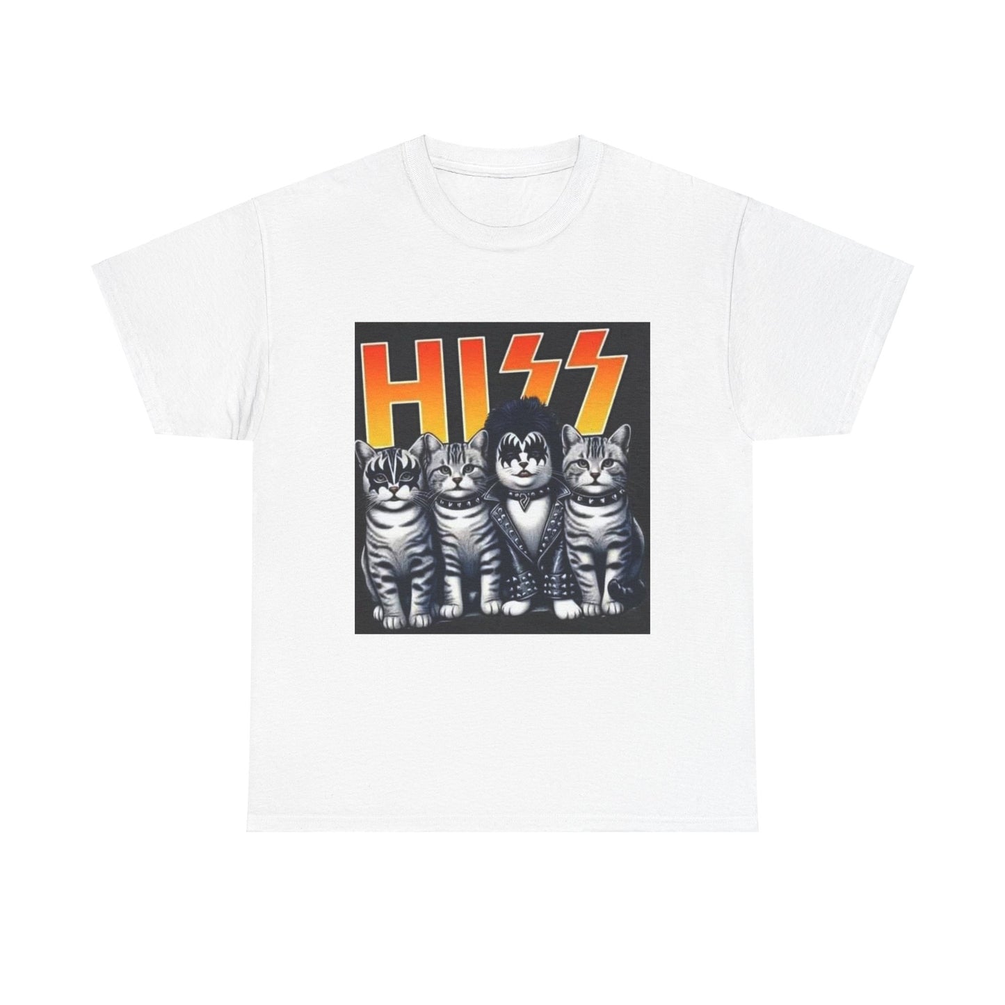 HISS B - Unisex Heavy Cotton Tee - Rock n Royalty Designs