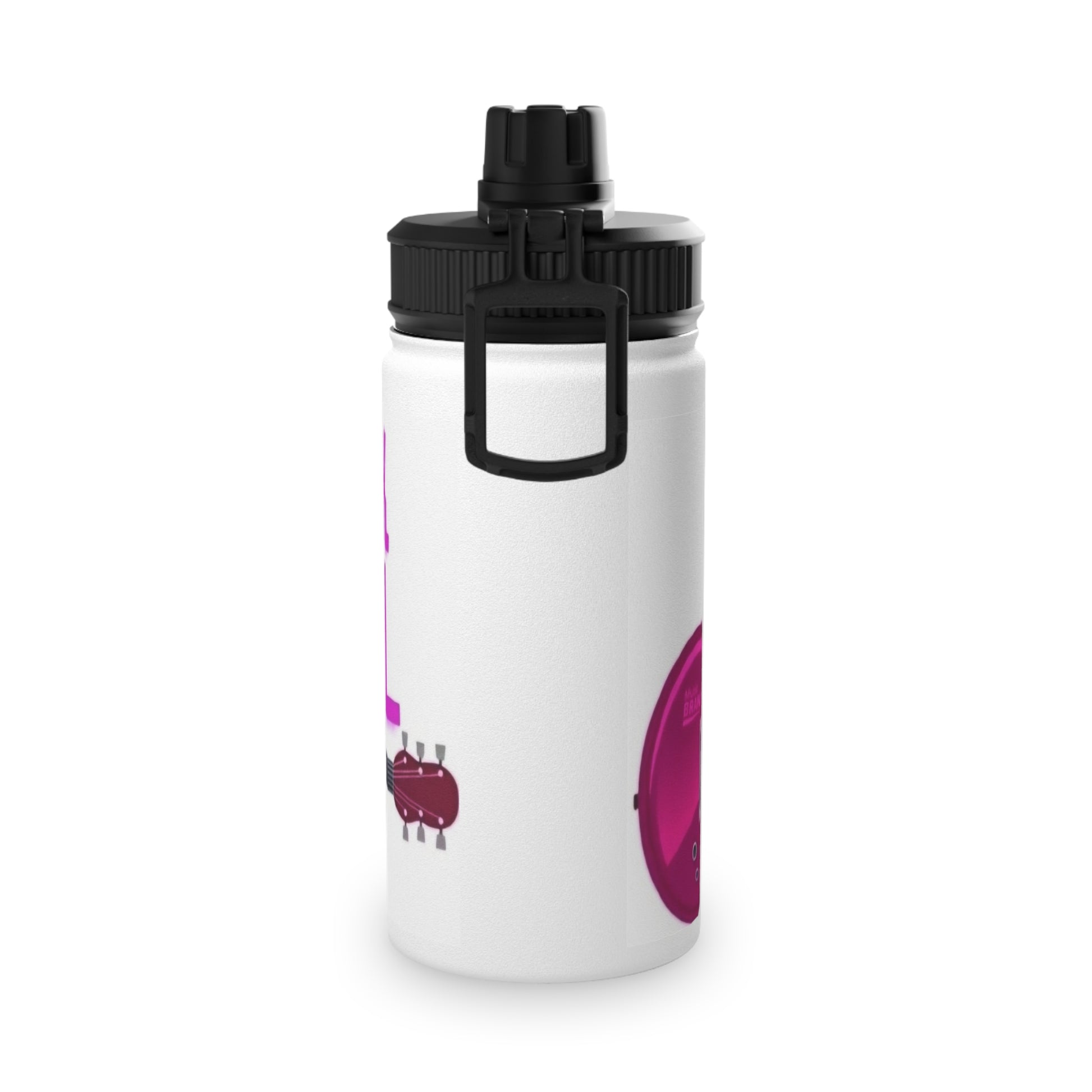 ROCK GIRL Stainless Steel Water Bottle, Sports Lid - Rock n Royalty Designs