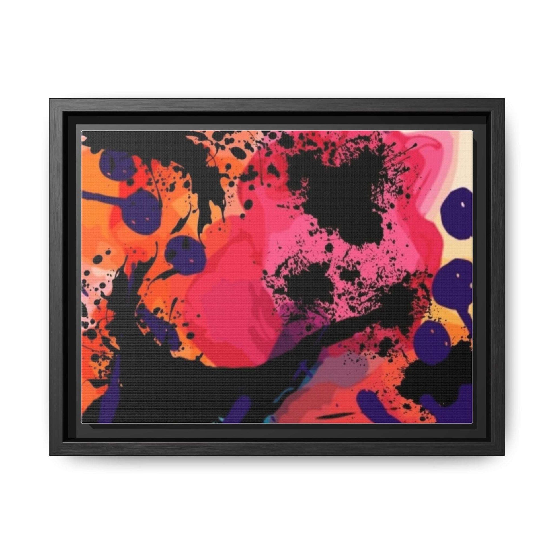 ABSTRACT A - Matte Canvas, Black Frame - Rock n Royalty Designs