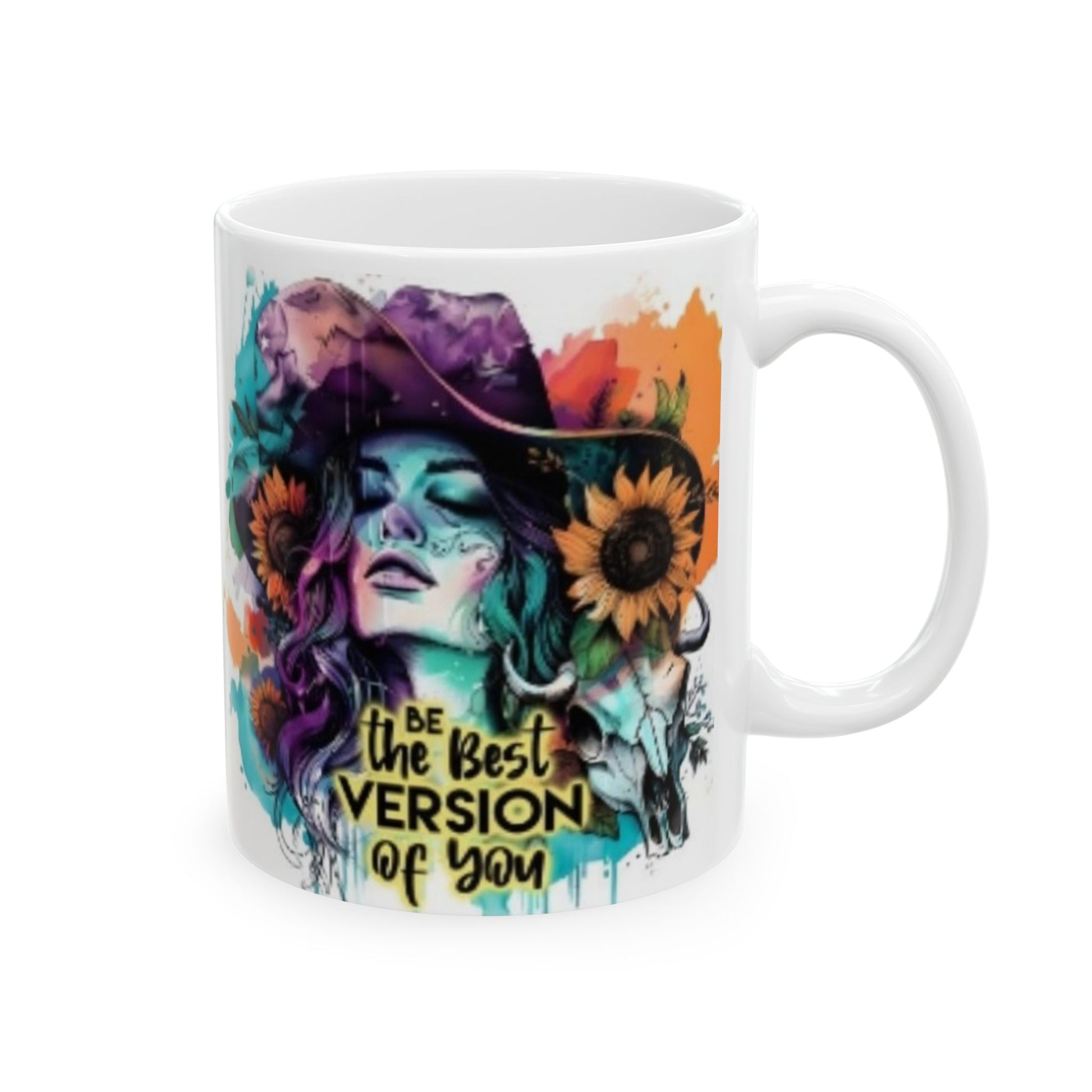 COW GIRL Ceramic Mug, (11oz) - Rock n Royalty Designs