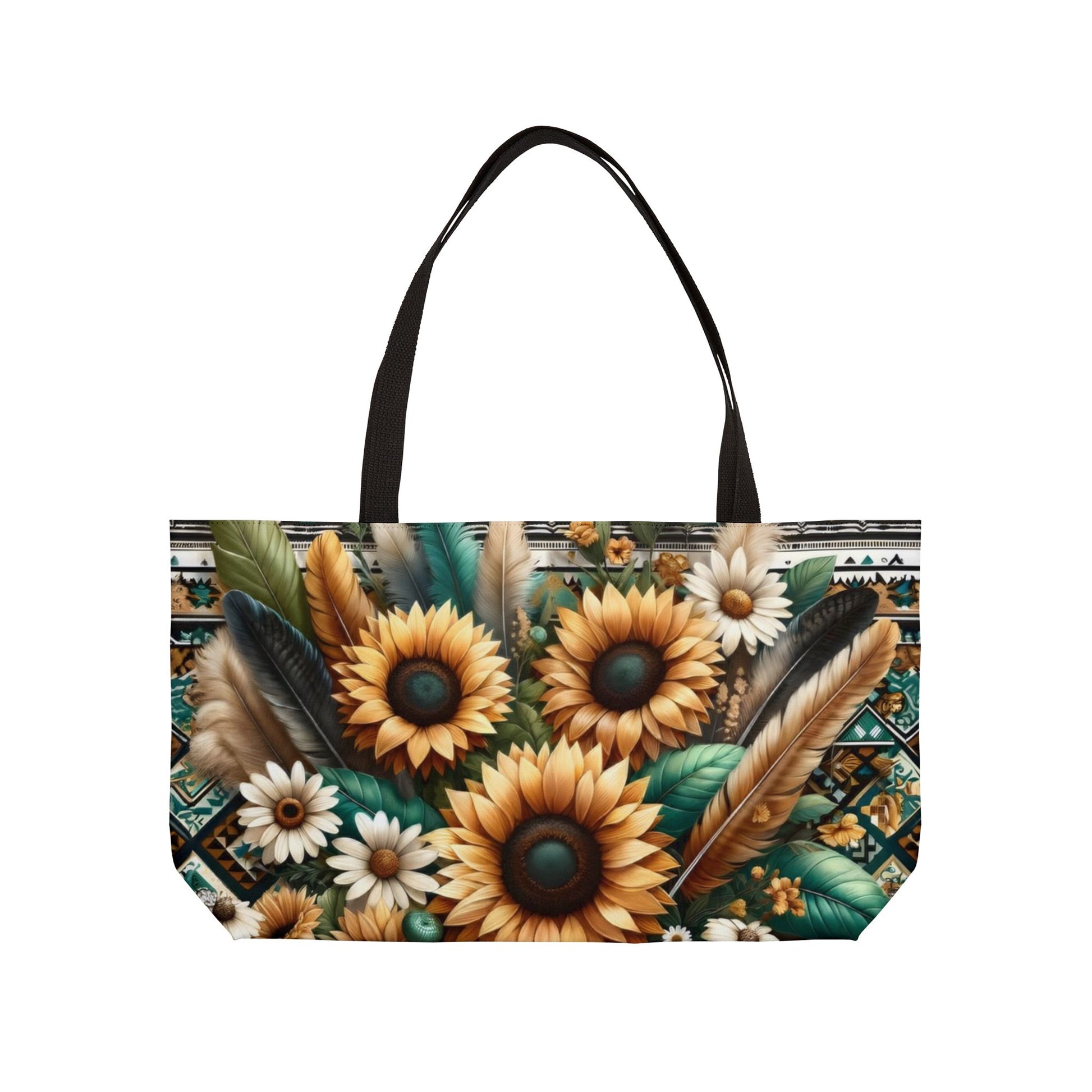 Sunflower Weekender Tote Bag Printify