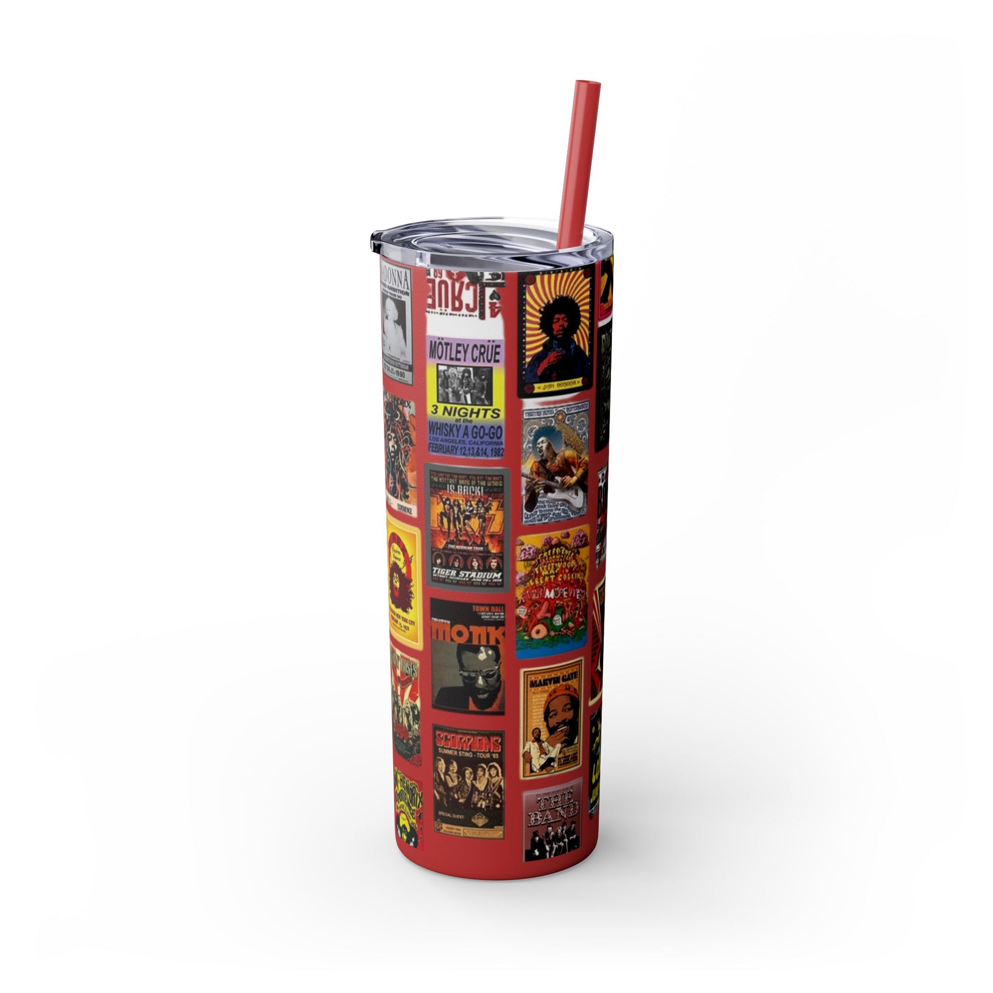 Copy of Skinny Tumbler with Straw, 20oz - Rock n Royalty Designs