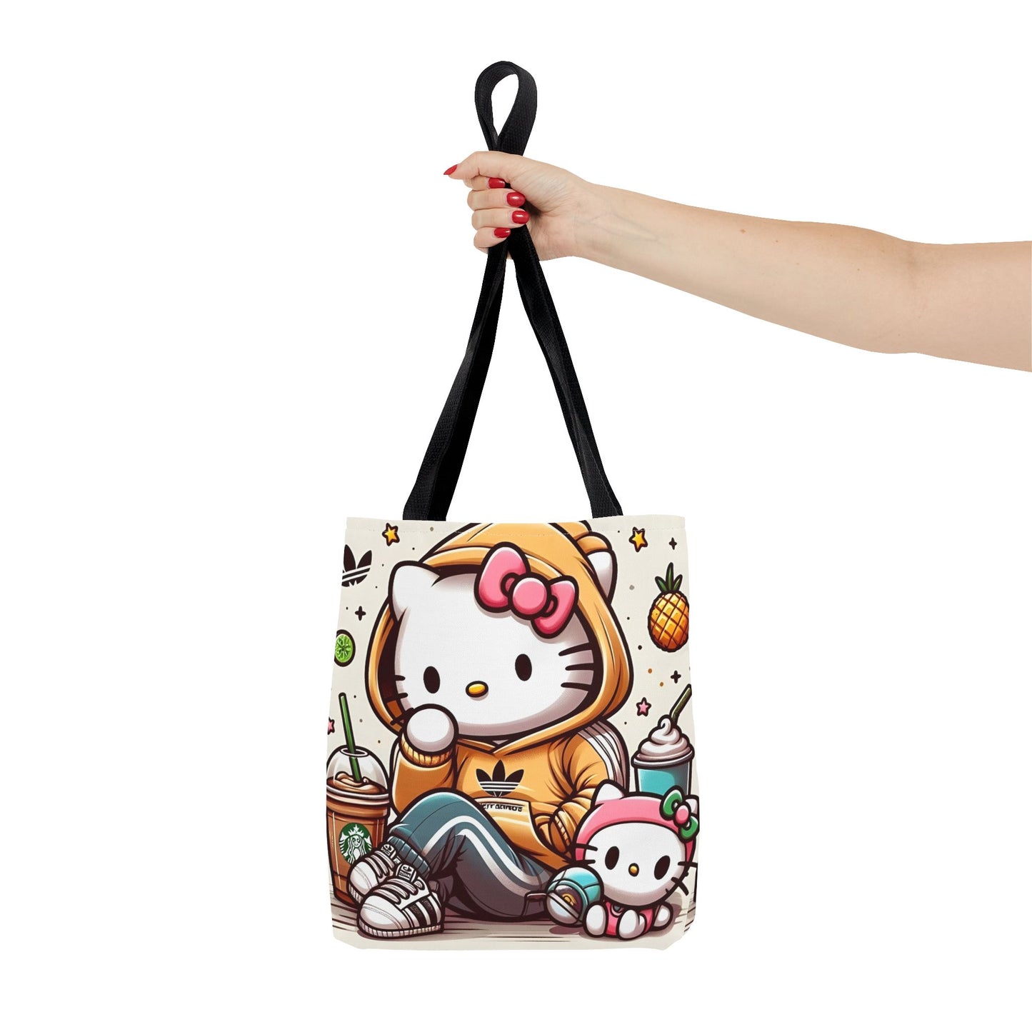 Ms. KITTY Adorable Anime-Inspired Tote Bag | Stylish and Cute Accessory Printify