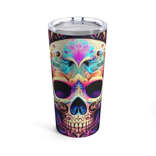 Colorful 3 Skull - Tumbler 20oz - Rock n Royalty Designs