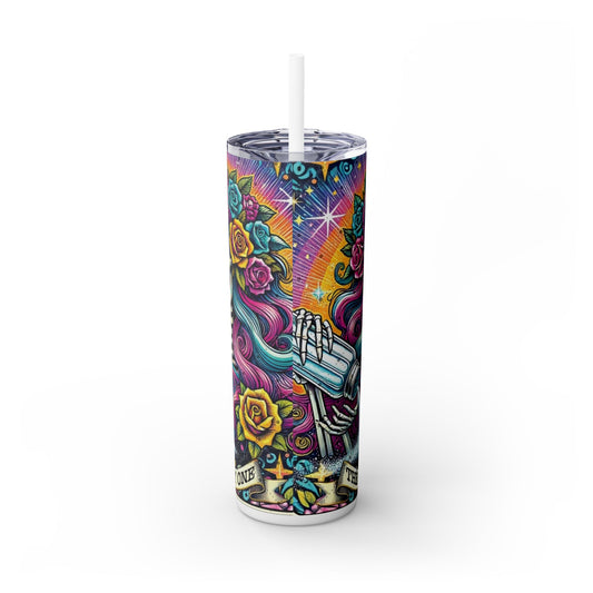 Skinny Tumbler with Straw, 20oz - Rock n Royalty Designs