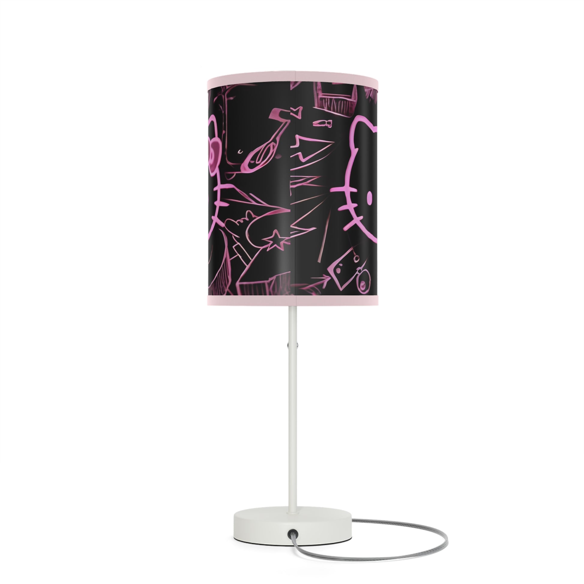 HELLO Ms Kitty Lamp on a Stand, US|CA plug Printify