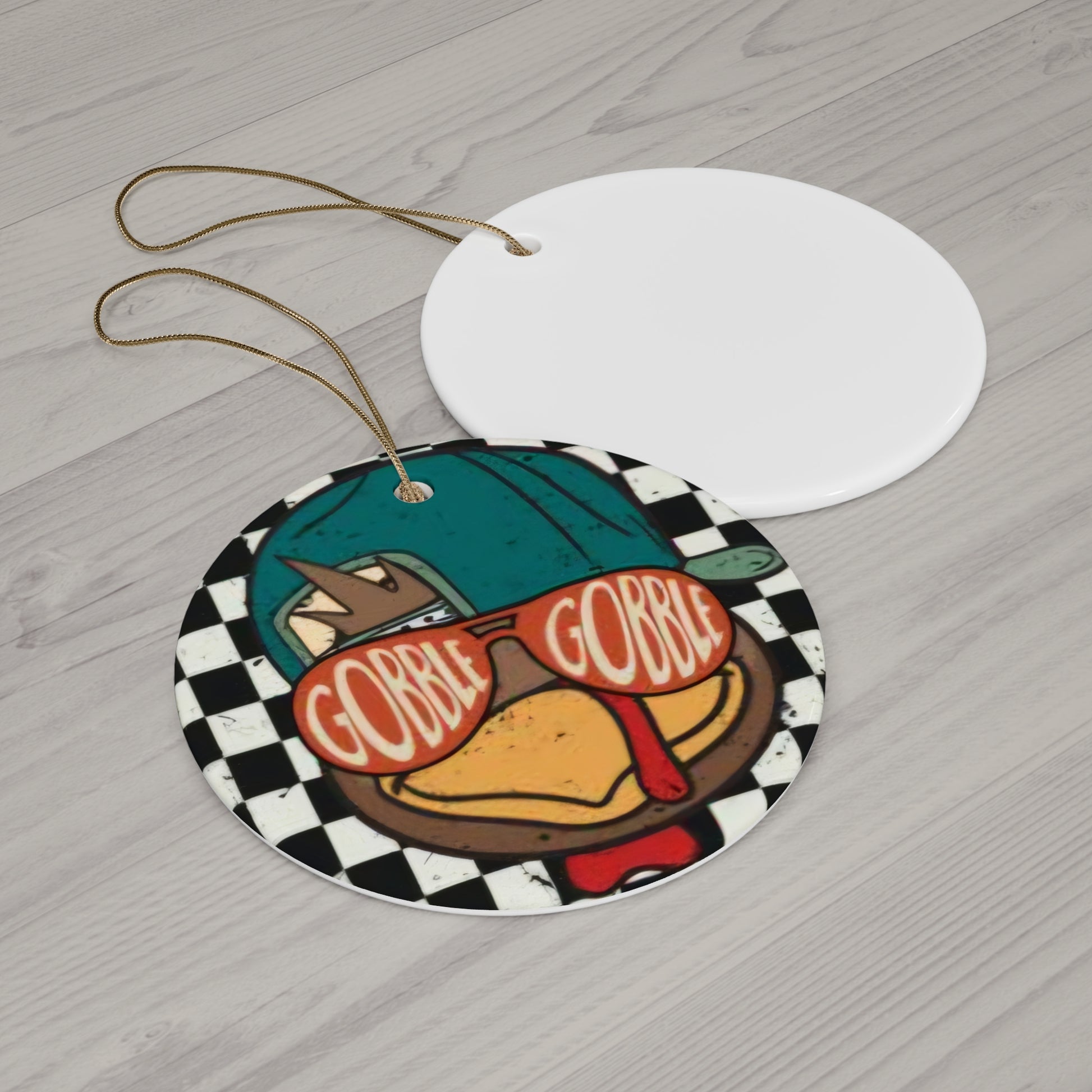 Gooble Gobble - Ceramic Ornament Printify