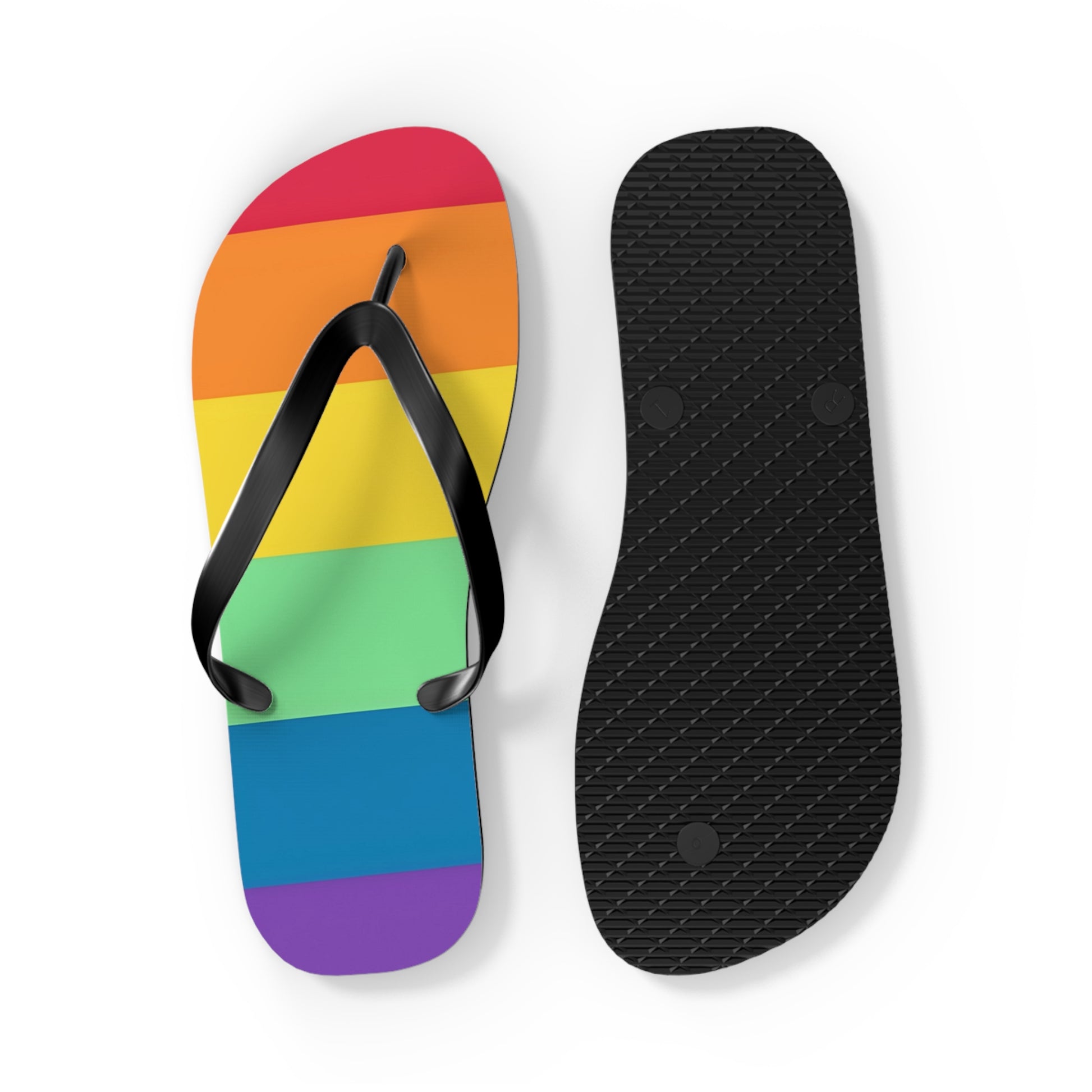 RAINBOW - Flip Flops - Rock n Royalty Designs