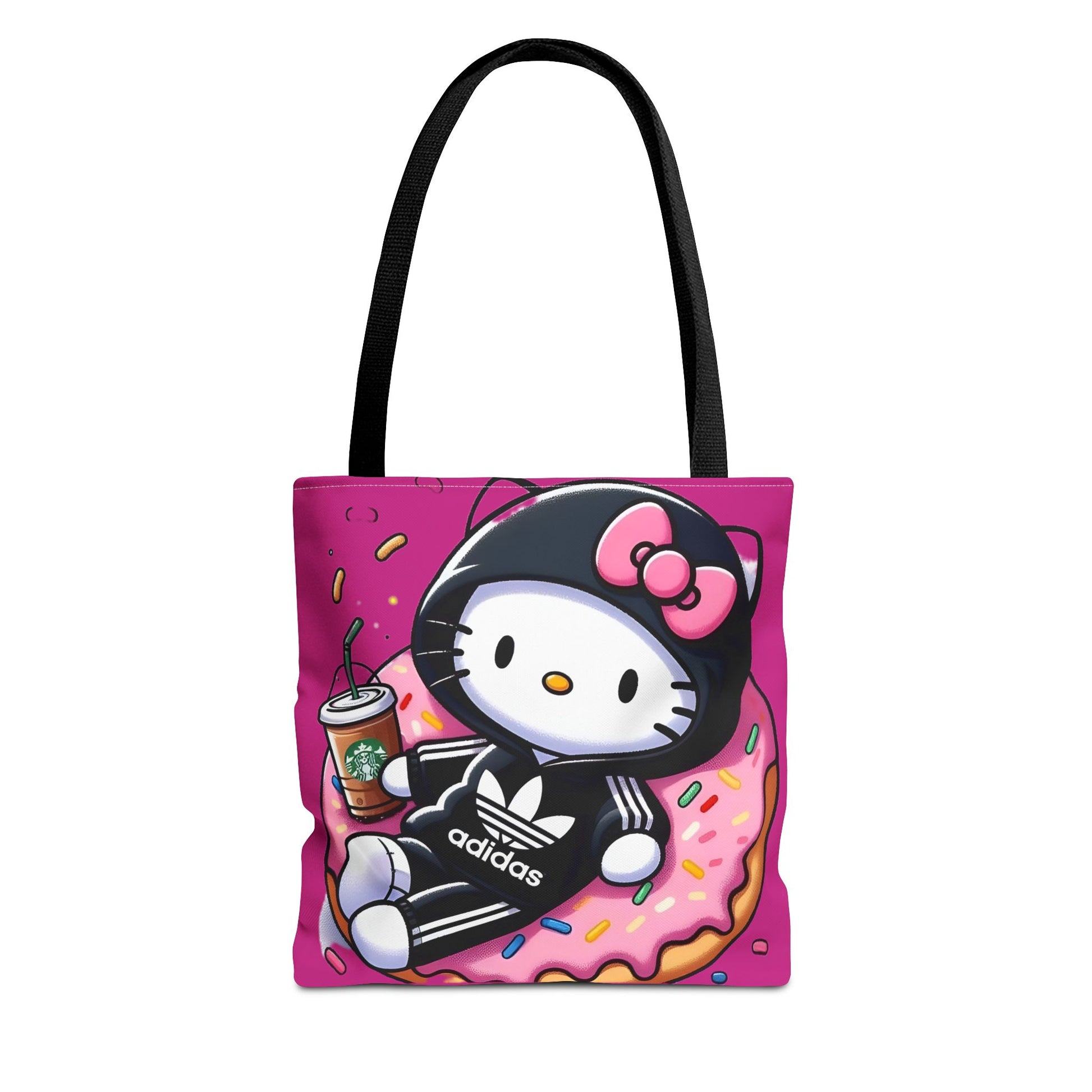 Cute Rocker Kitty Black Tote Bag – Rock n' Royalty Designs Printify