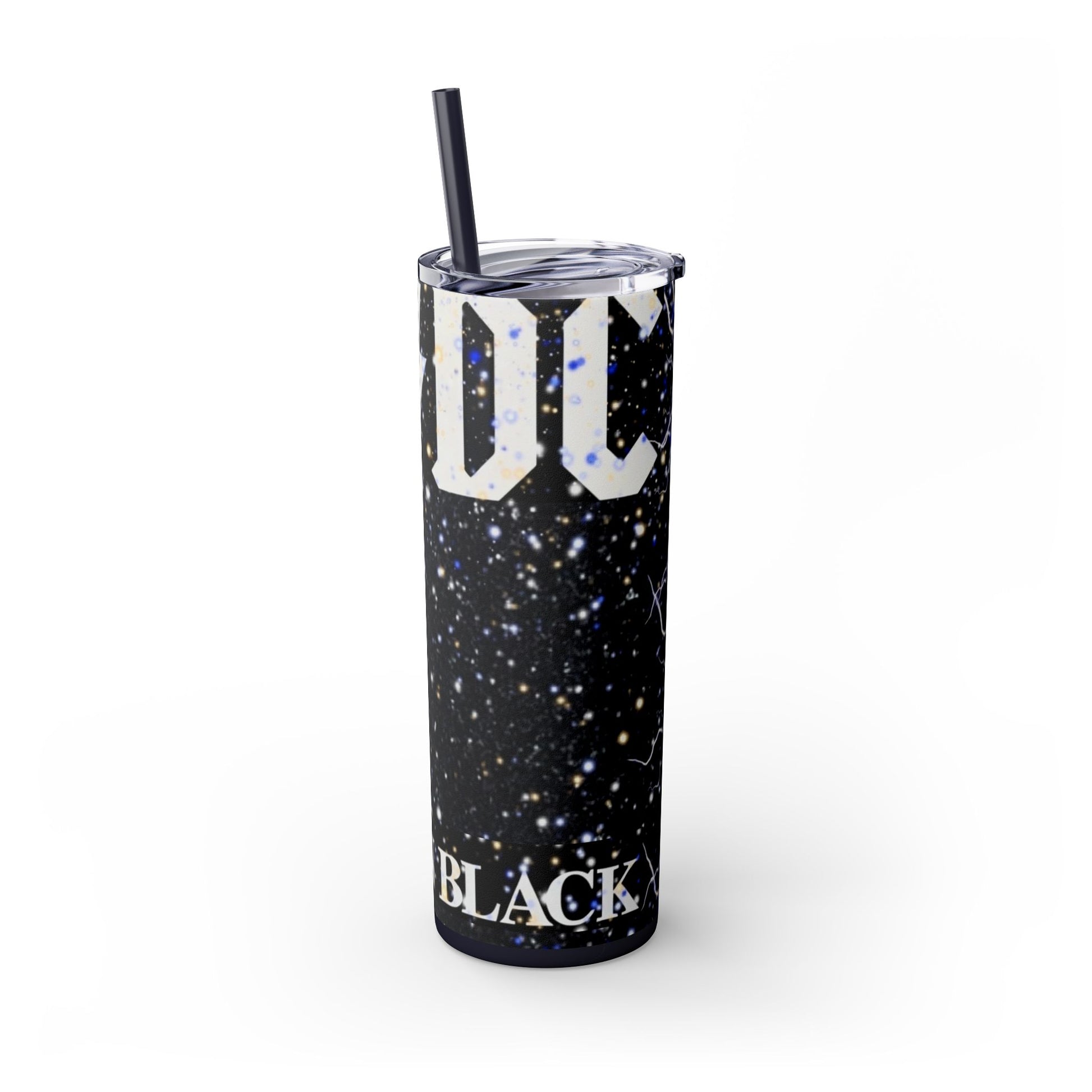 ACDC BLACKNBLACK Tumbler with Straw, 20oz - Rock n Royalty Designs