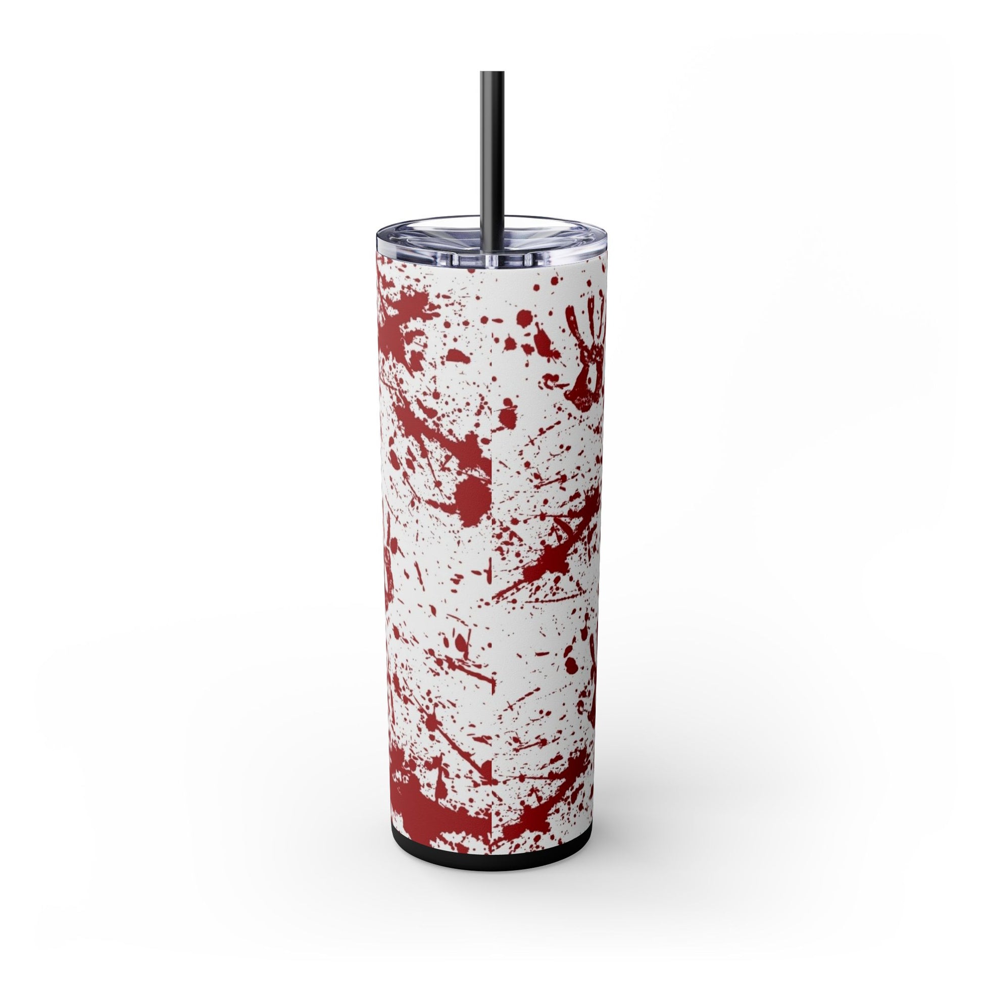 I'M OK, ITS NOT MY BLOOD - Skinny Tumbler with Straw, 20oz - Rock n Royalty Designs