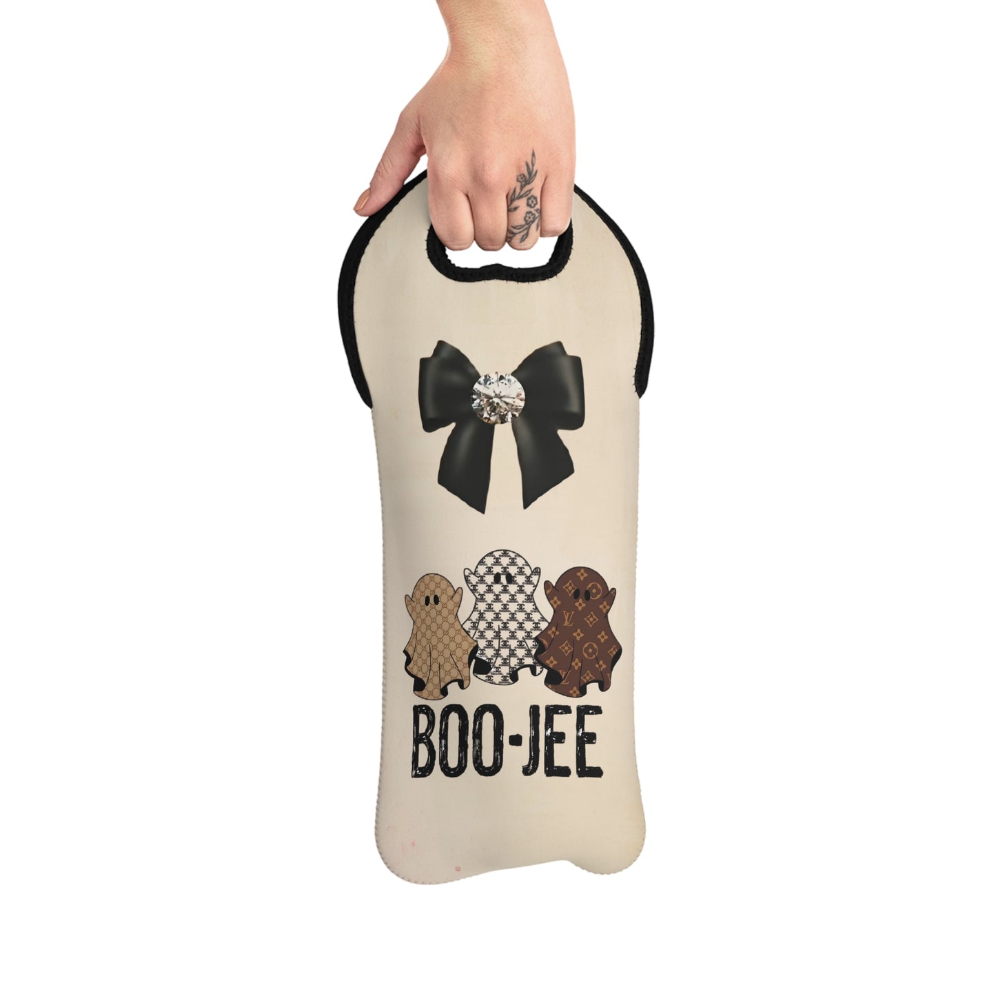 BOO-JEE Wine Tote Bag Printify