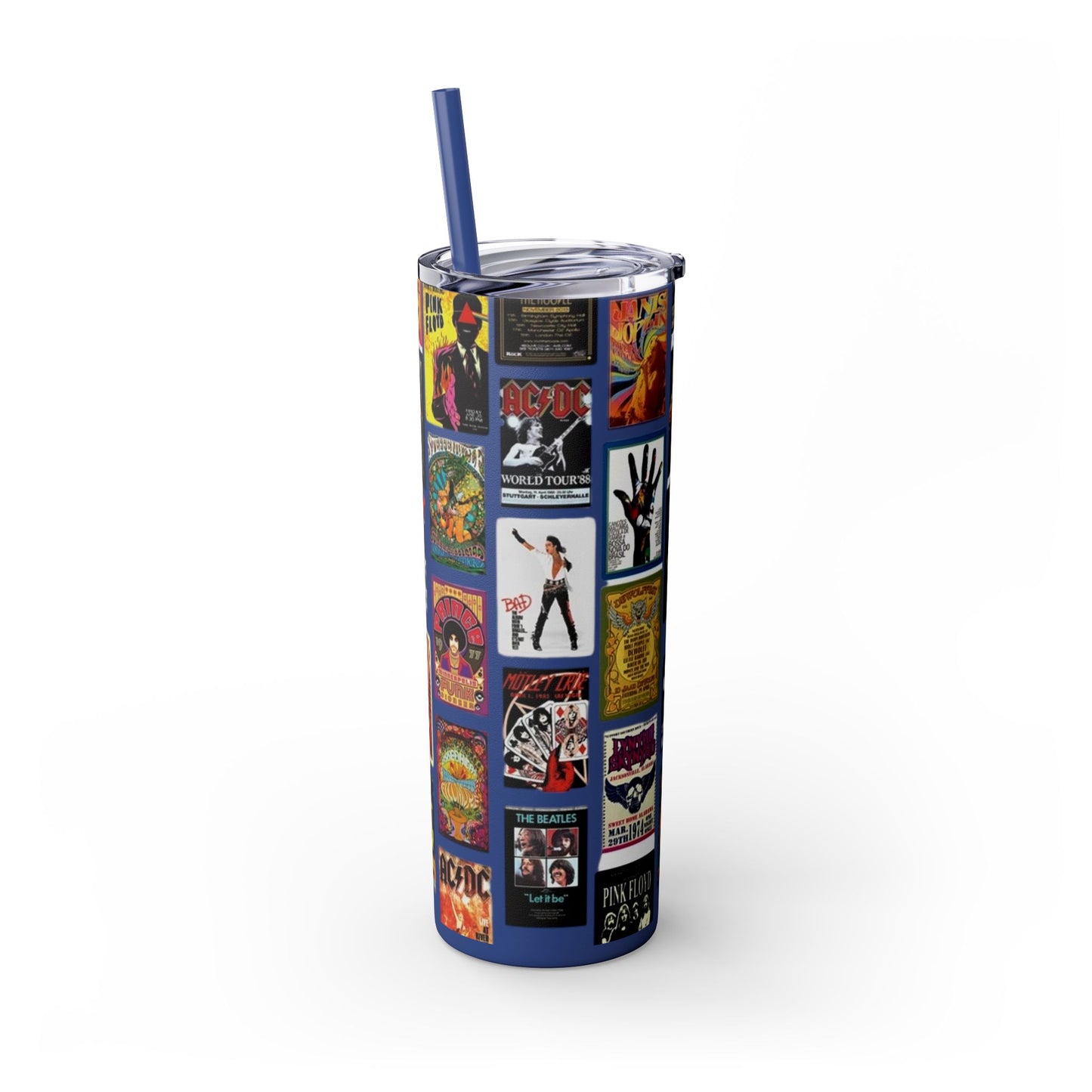 Copy of Skinny Tumbler with Straw, 20oz - Rock n Royalty Designs