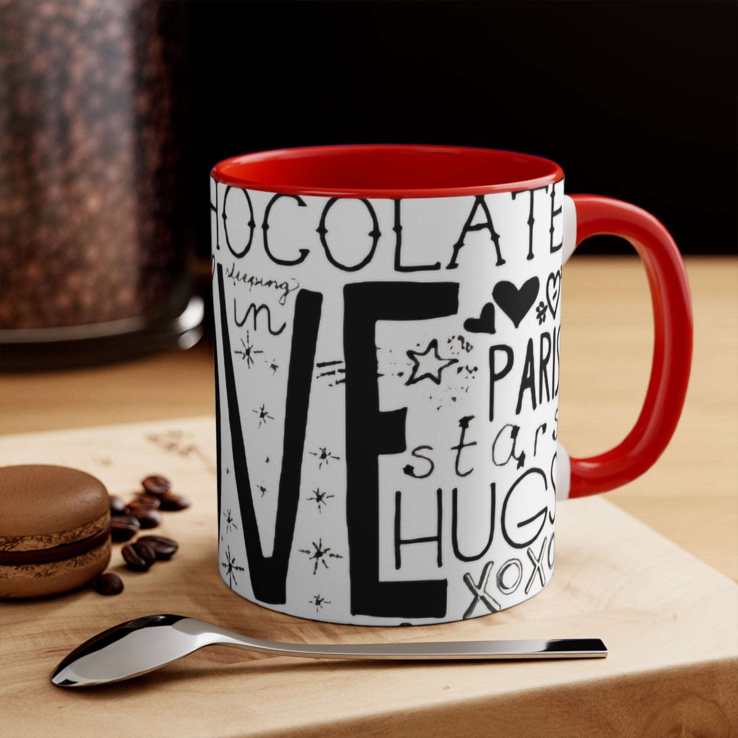 All LOVE- Accent Mugs - Rock n Royalty Designs