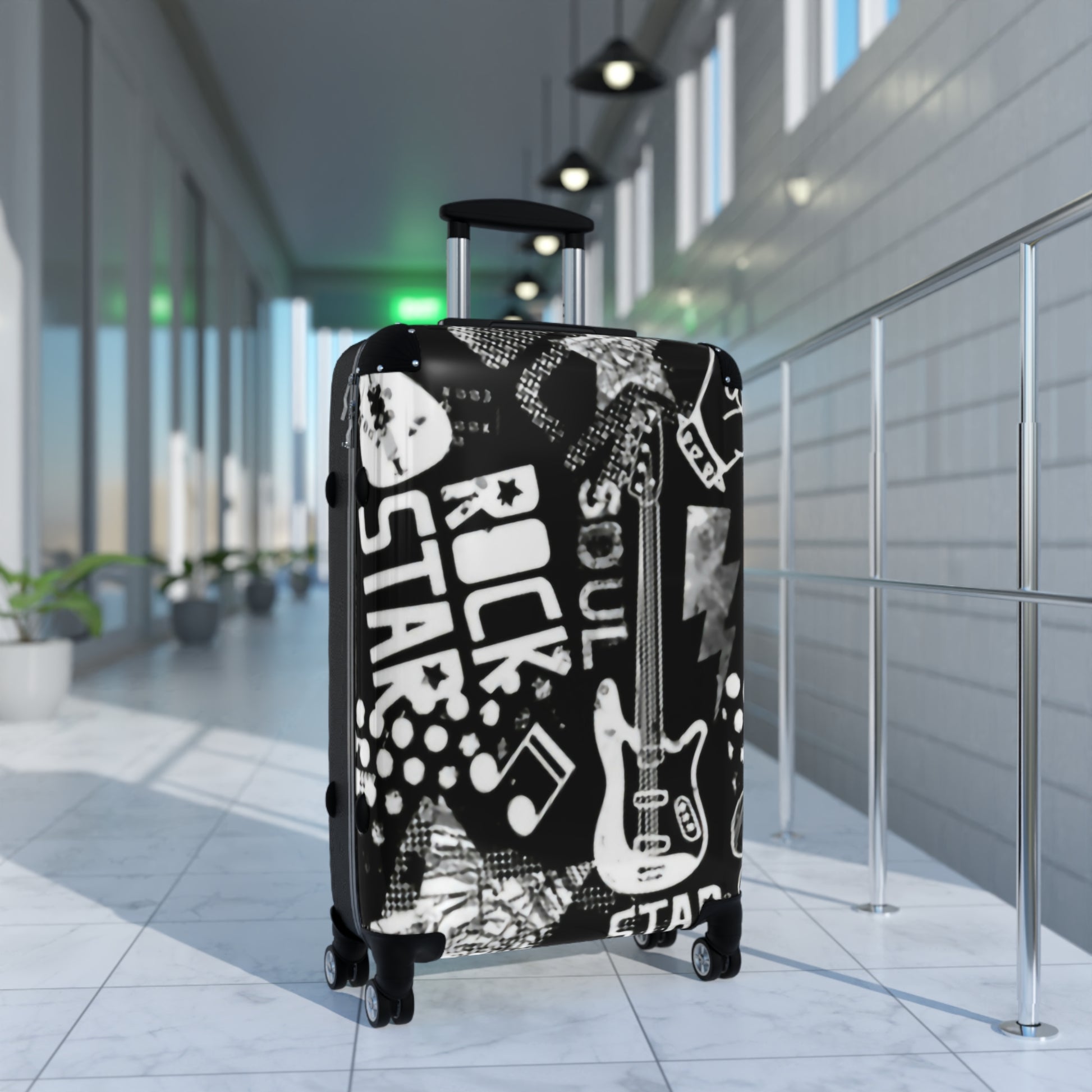 Large ROCKSTAR Suitcase - Rock n Royalty Designs