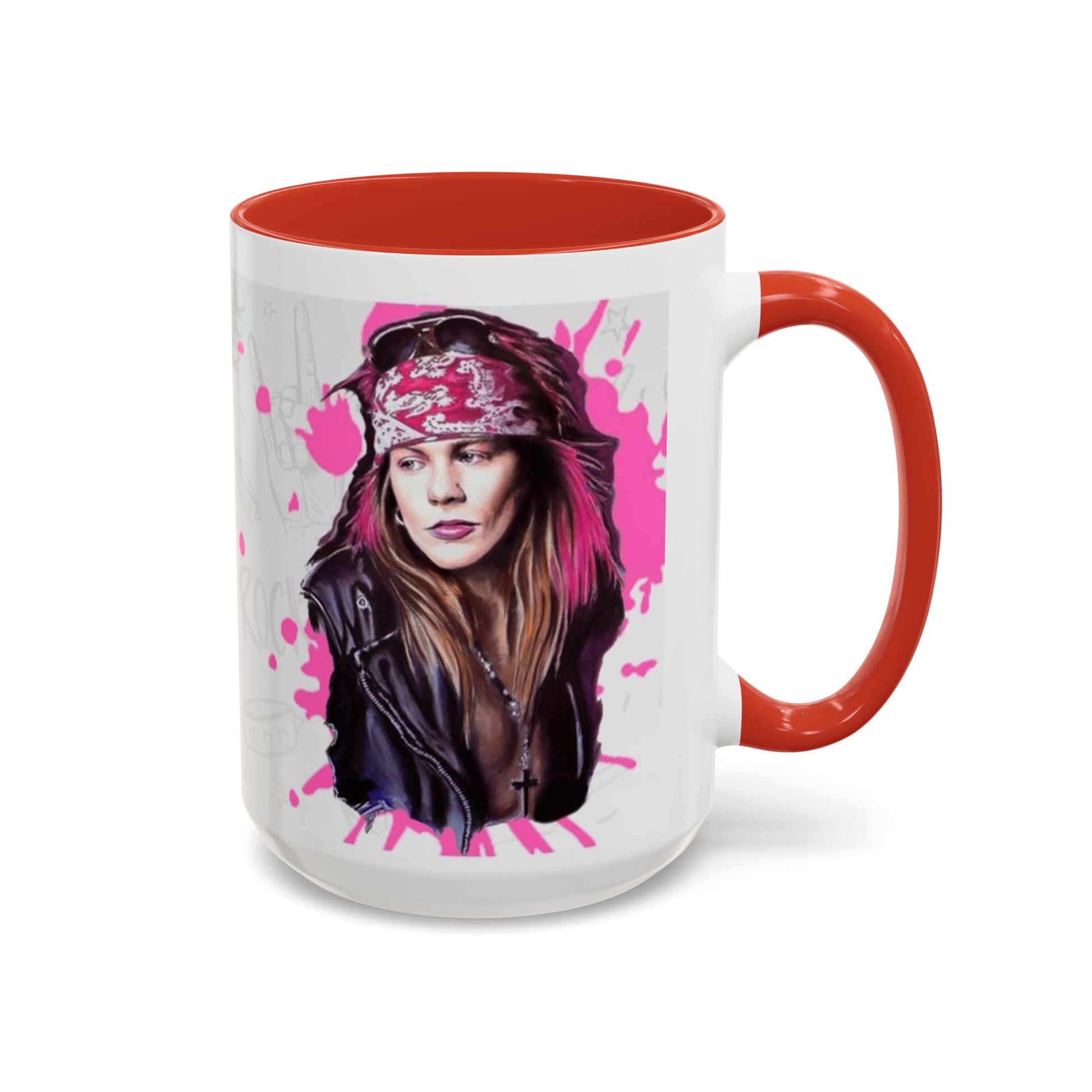 GUNS & ROSES Christmas - Accent Coffee Mug (11, 15oz) Printify