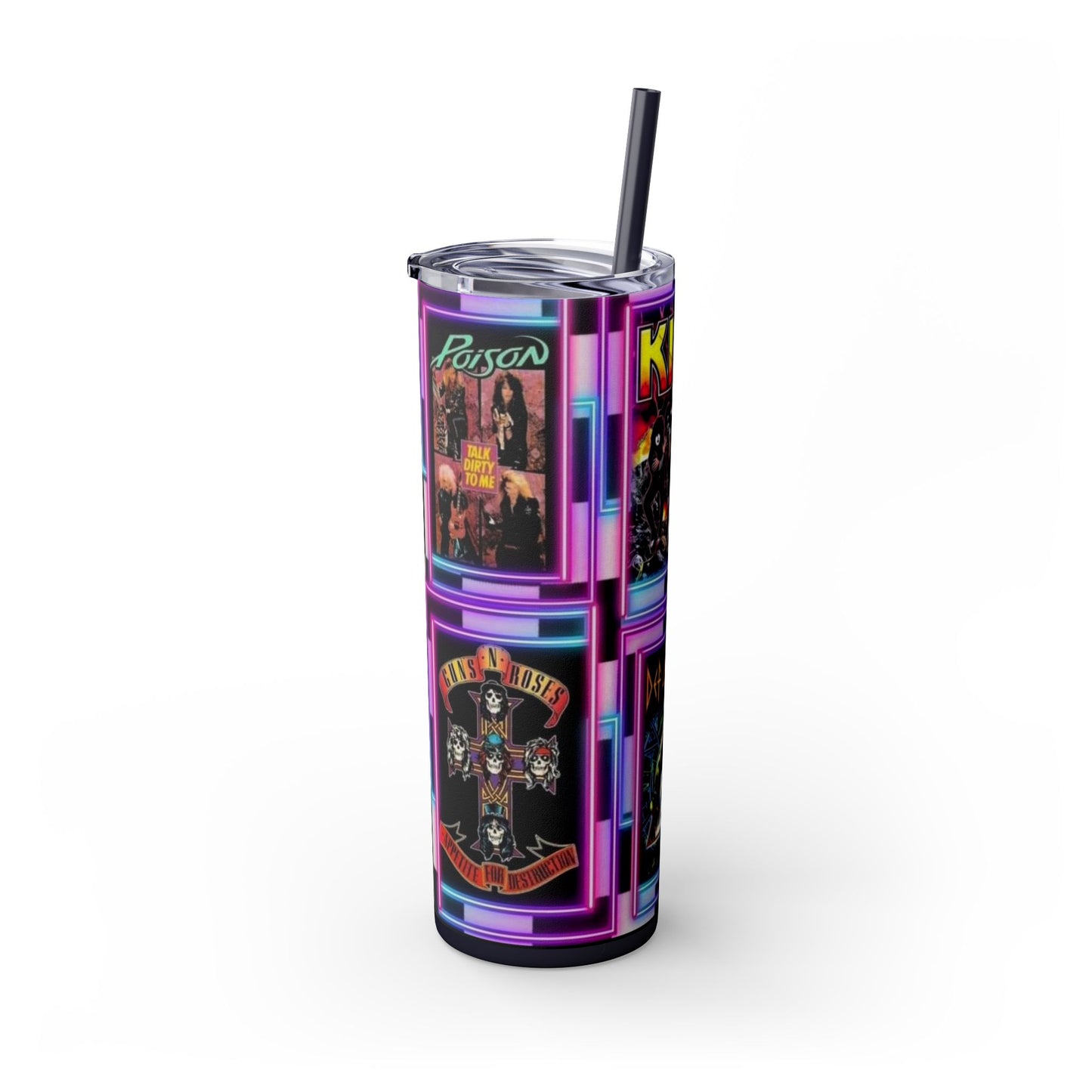 Rockin Skinny Tumbler with Straw, 20oz - Rock n Royalty Designs