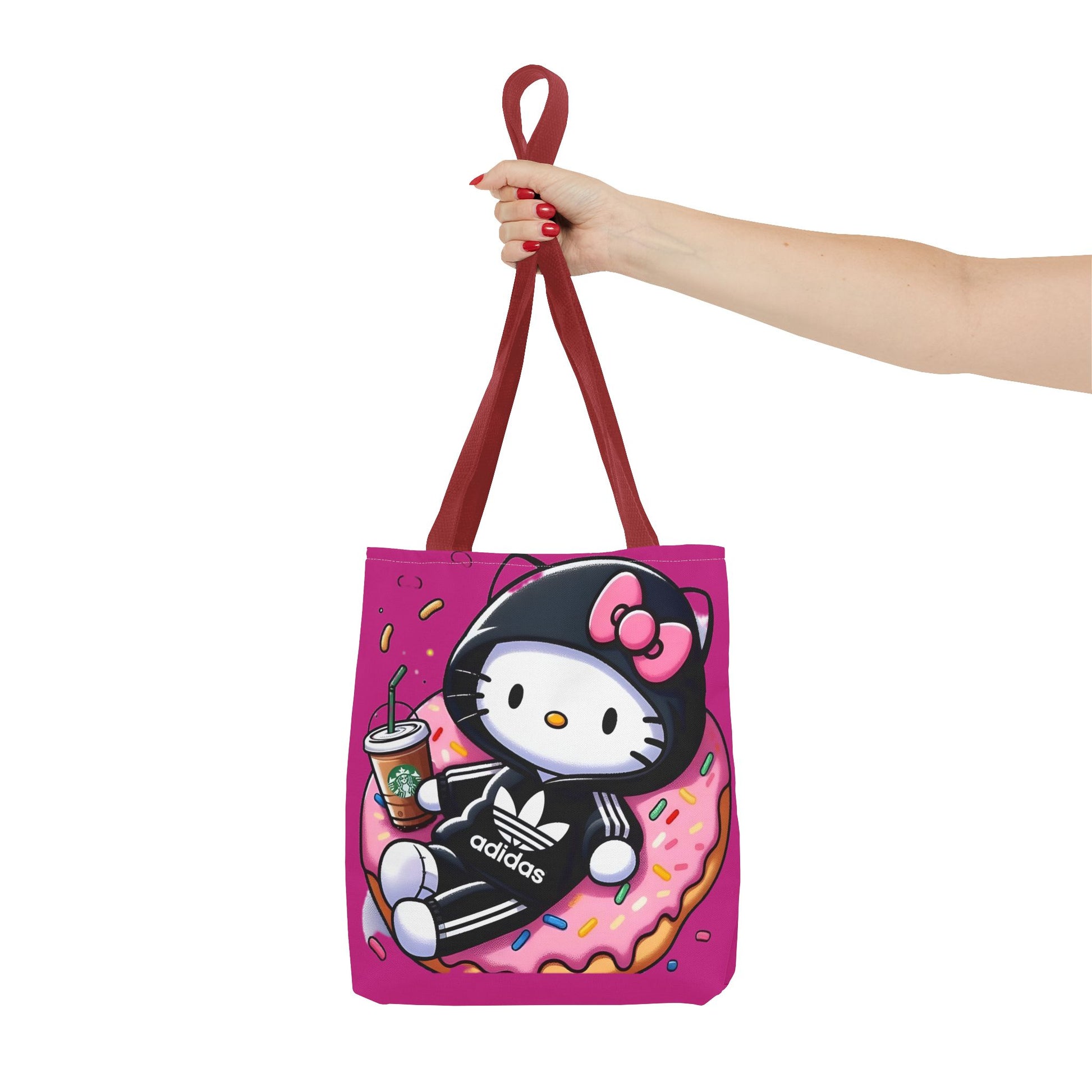 Cute Rocker Kitty Black Tote Bag – Rock n' Royalty Designs Printify