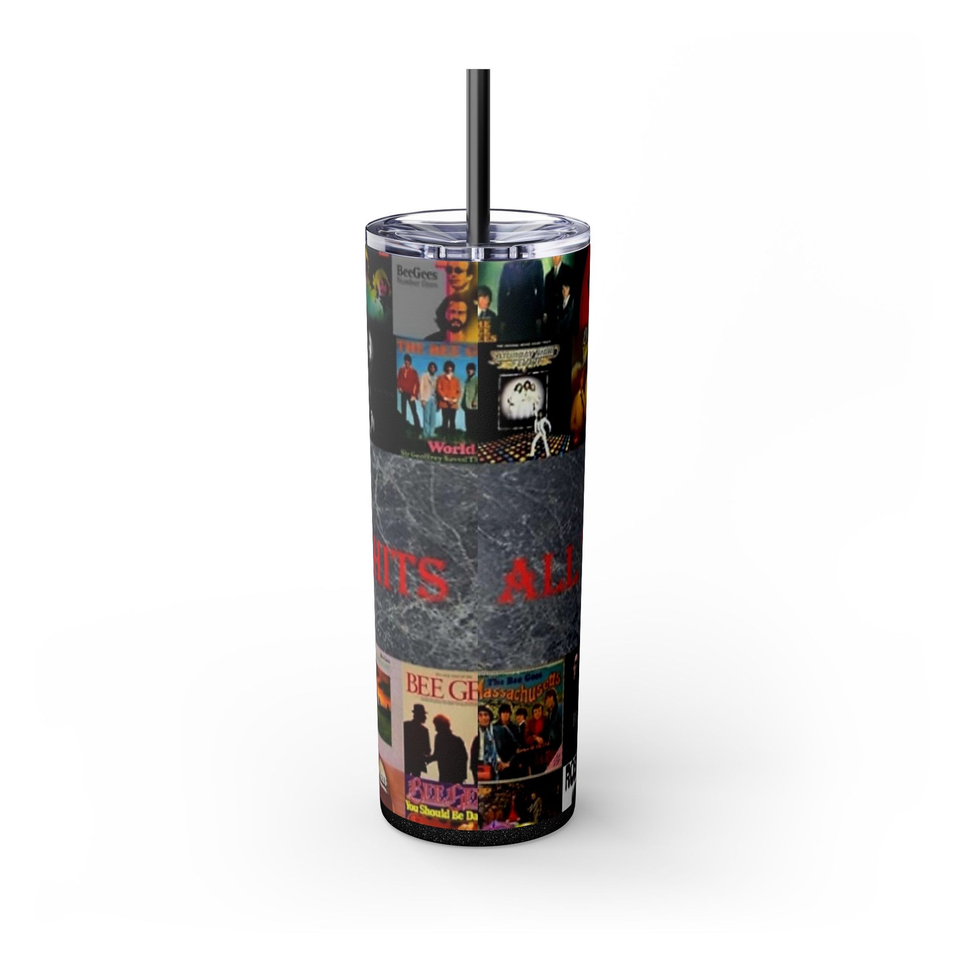 BeeGee Skinny Tumbler with Straw, 20oz - Rock n Royalty Designs