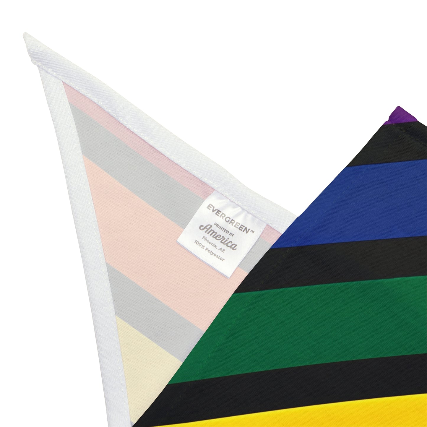 RAINBOW STRIPED -Pet Bandana - Rock n Royalty Designs