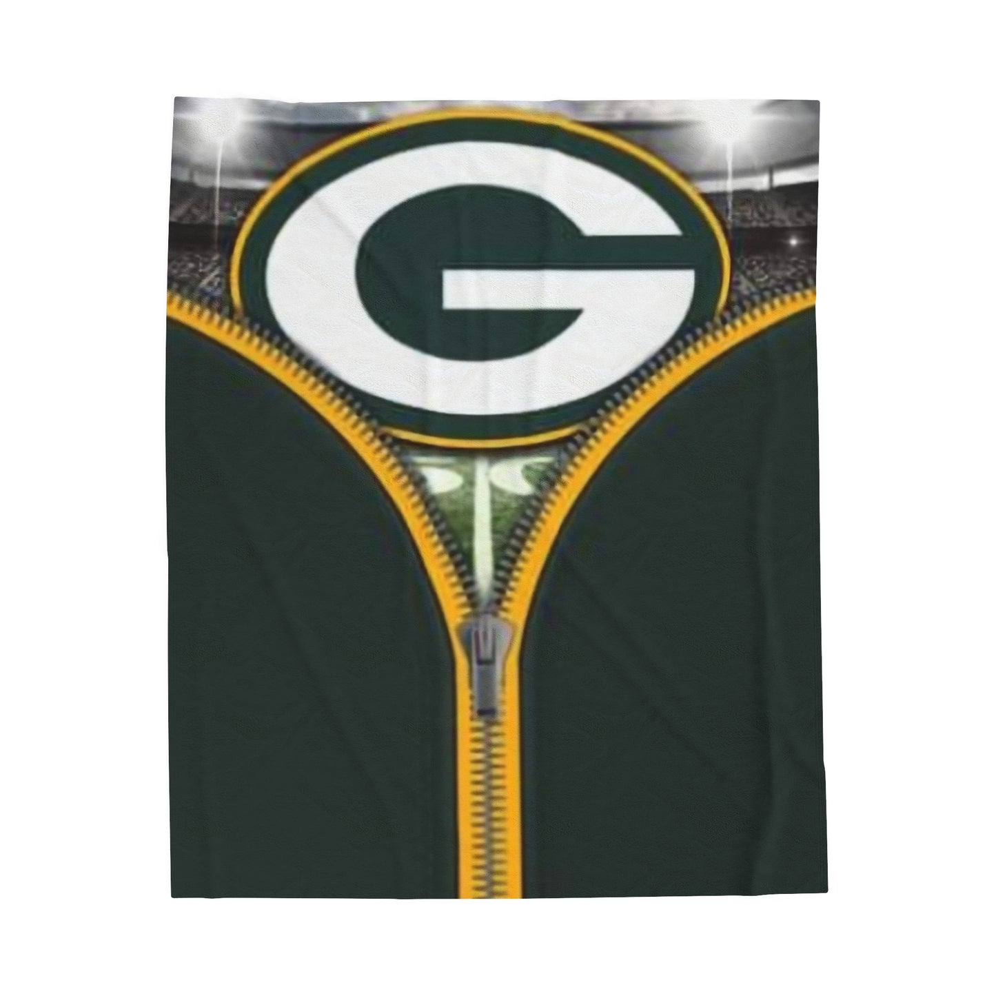 Copy of Green Bay Packer NFL Fleece Blanket | Zipper Design Bedding Printify