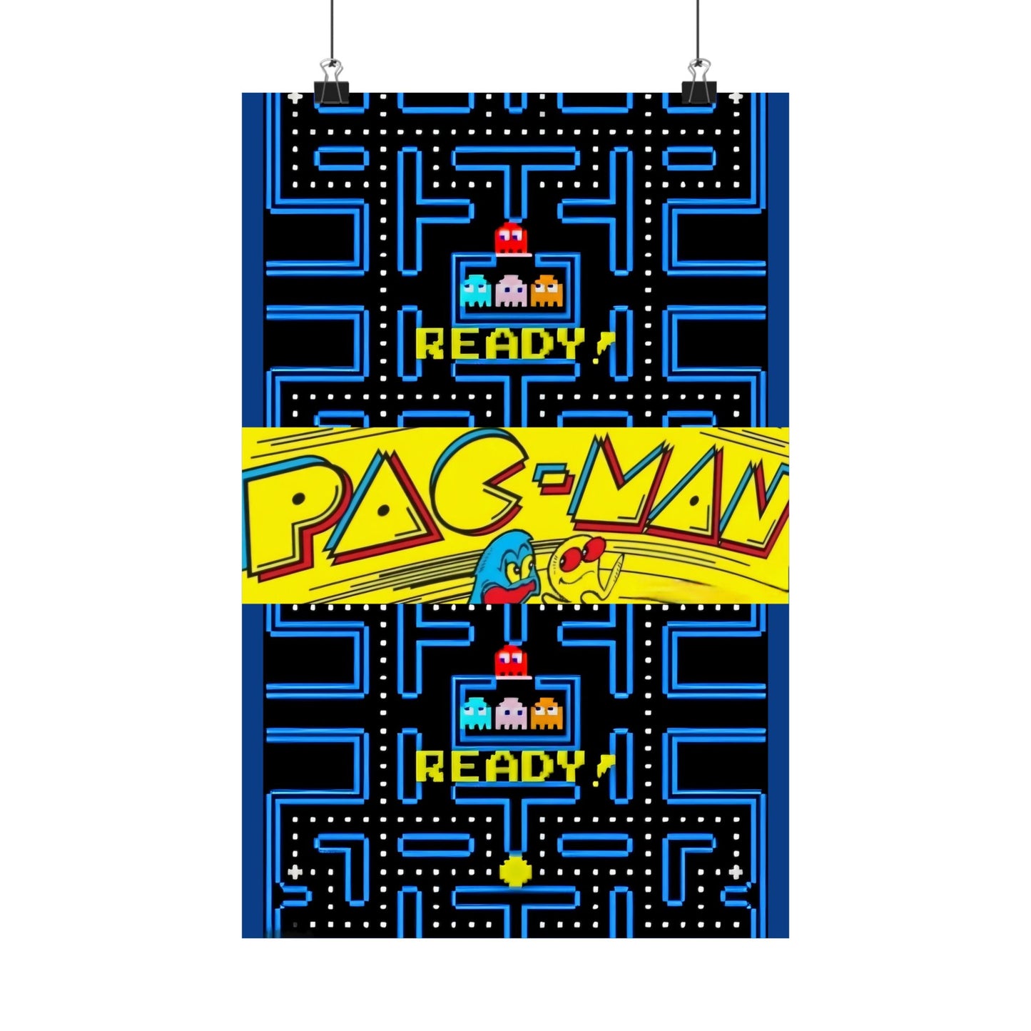 Old School PAC-MAN - Matte Vertical Posters - Rock n Royalty Designs