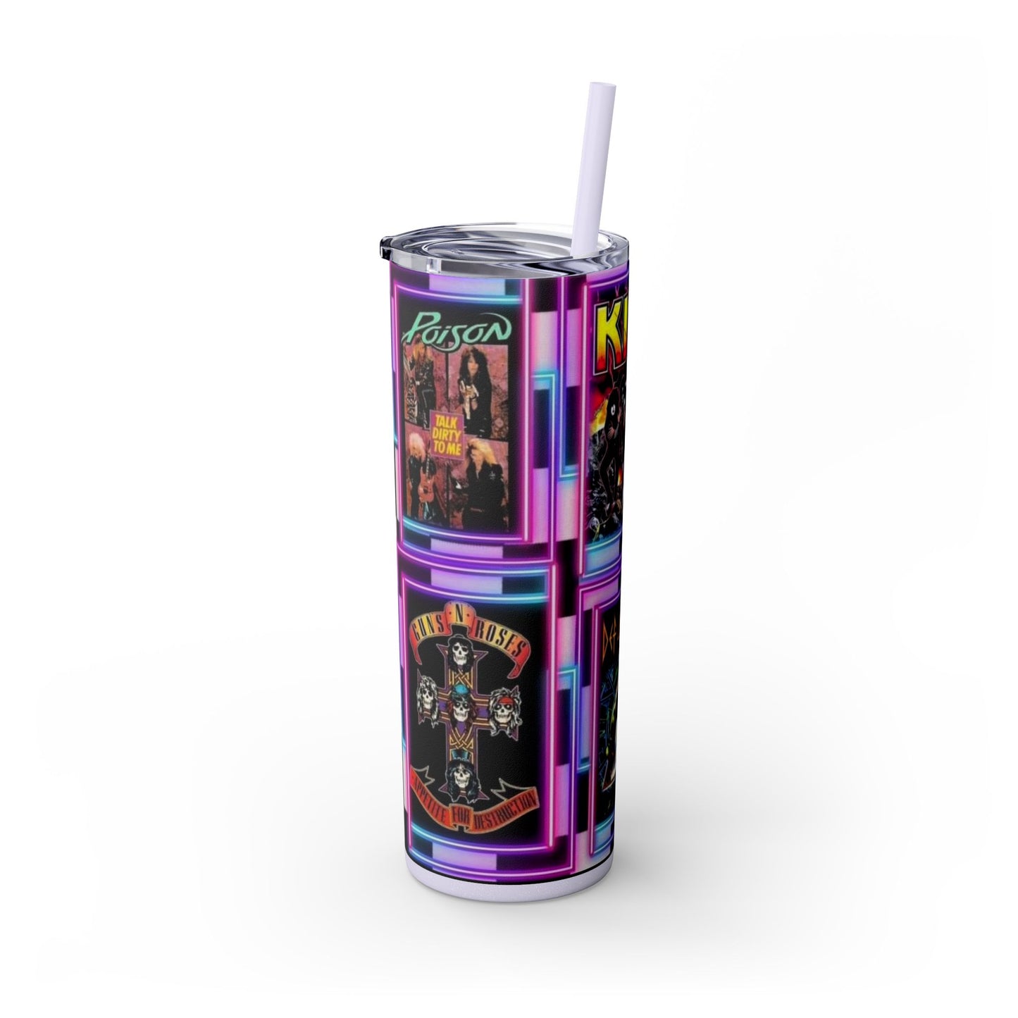 Rockin Skinny Tumbler with Straw, 20oz - Rock n Royalty Designs