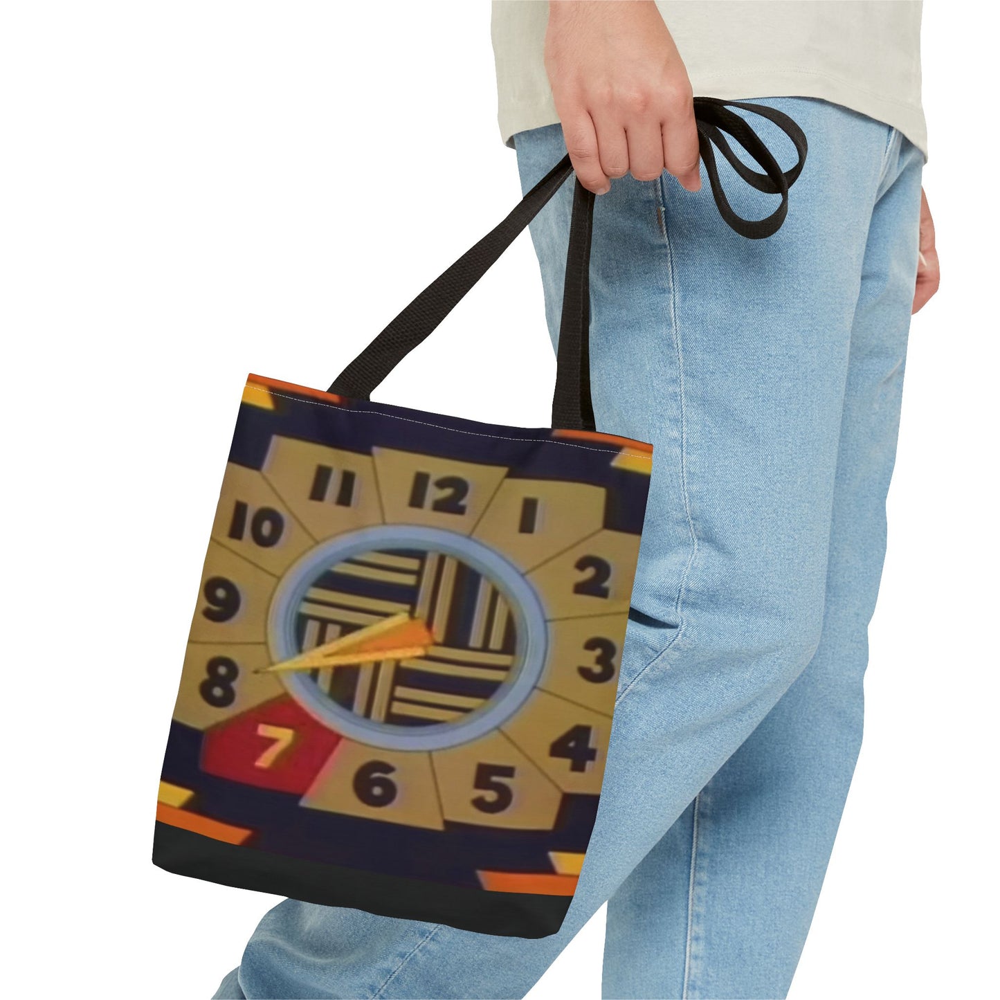 "Retro Pinball Counting Animation Tote Bag - Vintage Educational TV Classic (70s-80s)" Printify