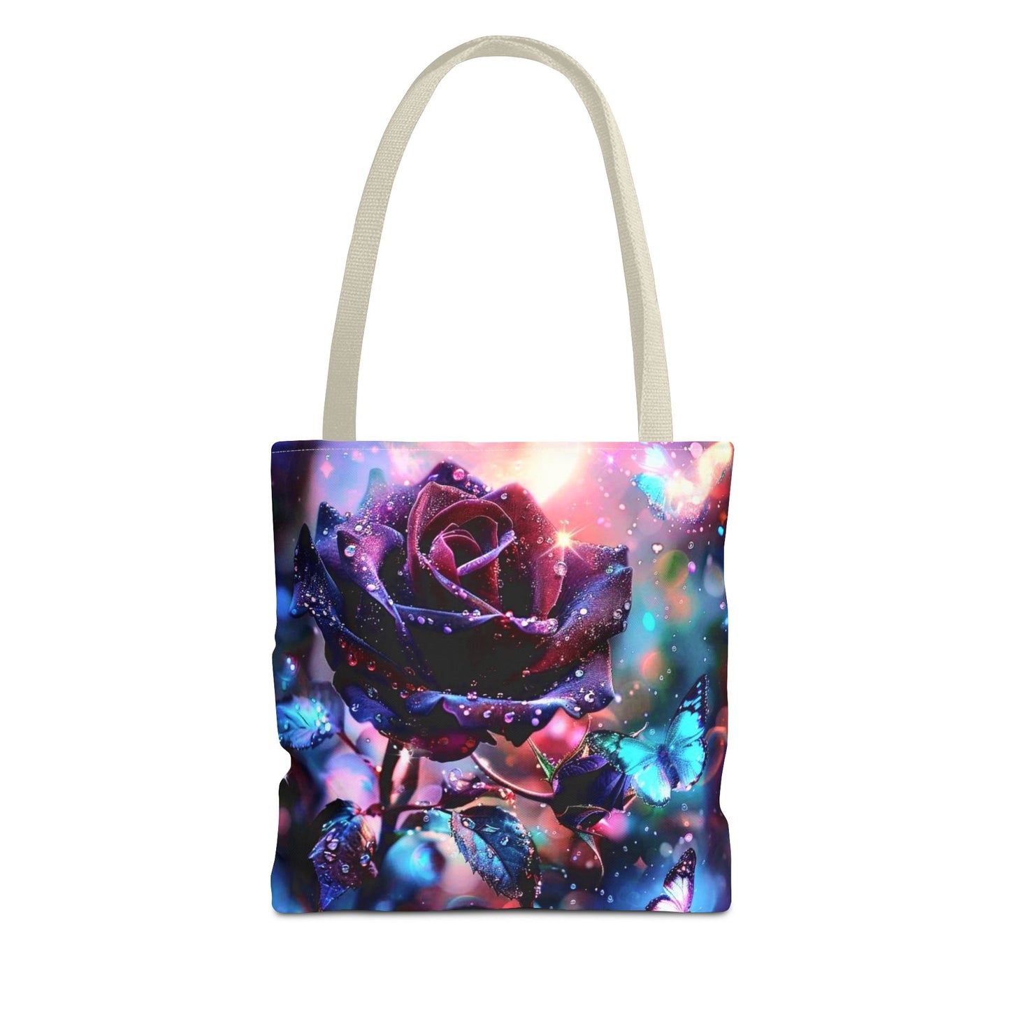 THREE BRIGHT FLOWER DESIGNS - Tote Bag (AOP) - Rock n Royalty Designs