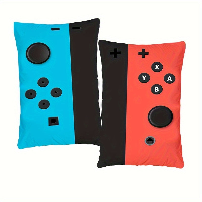 Red & Blue Game Controller Throw Pillow Covers - Rock n Royalty Designs