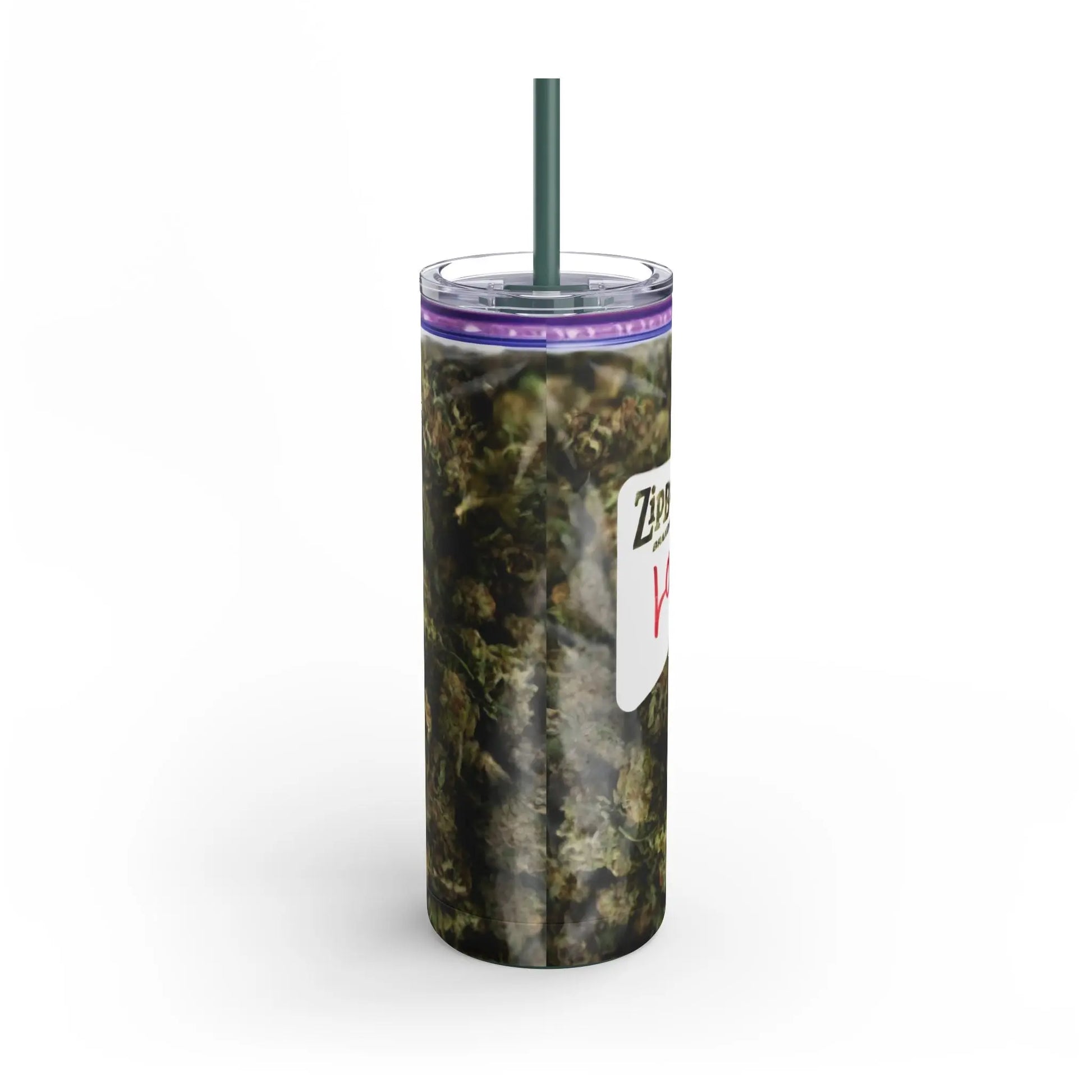 Maryjane Ziploc  "Love Kush"  - 20 oz Skinny Tumbler Printify