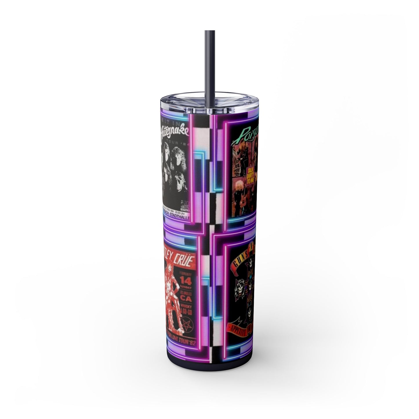 Rockin Skinny Tumbler with Straw, 20oz - Rock n Royalty Designs