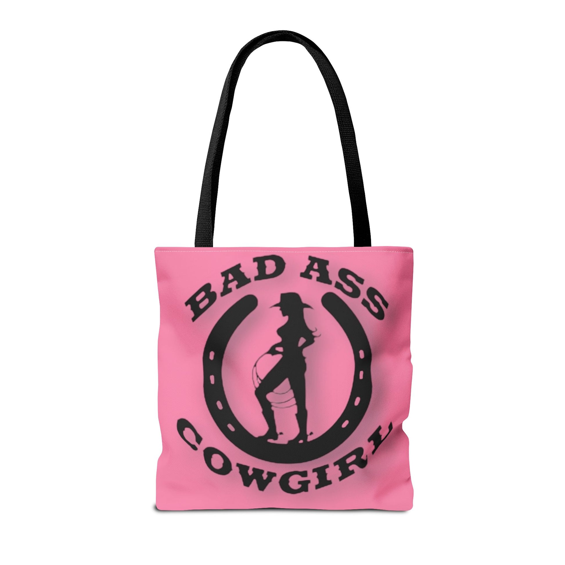 BAD ASS COWGIRL - 2 DESIGNS 1 Tote Bag (AOP) Printify