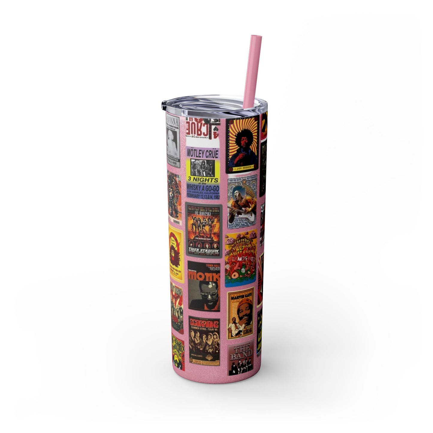 Copy of Skinny Tumbler with Straw, 20oz - Rock n Royalty Designs