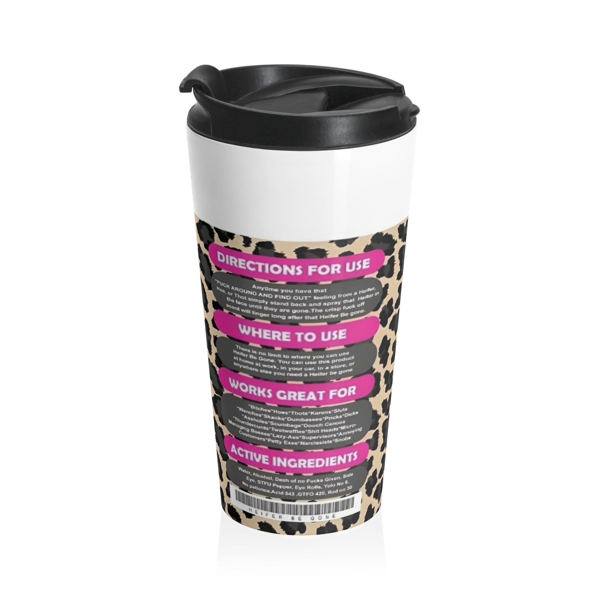 Heifer Spray - Stainless Steel Travel Mug - Rock n Royalty Designs