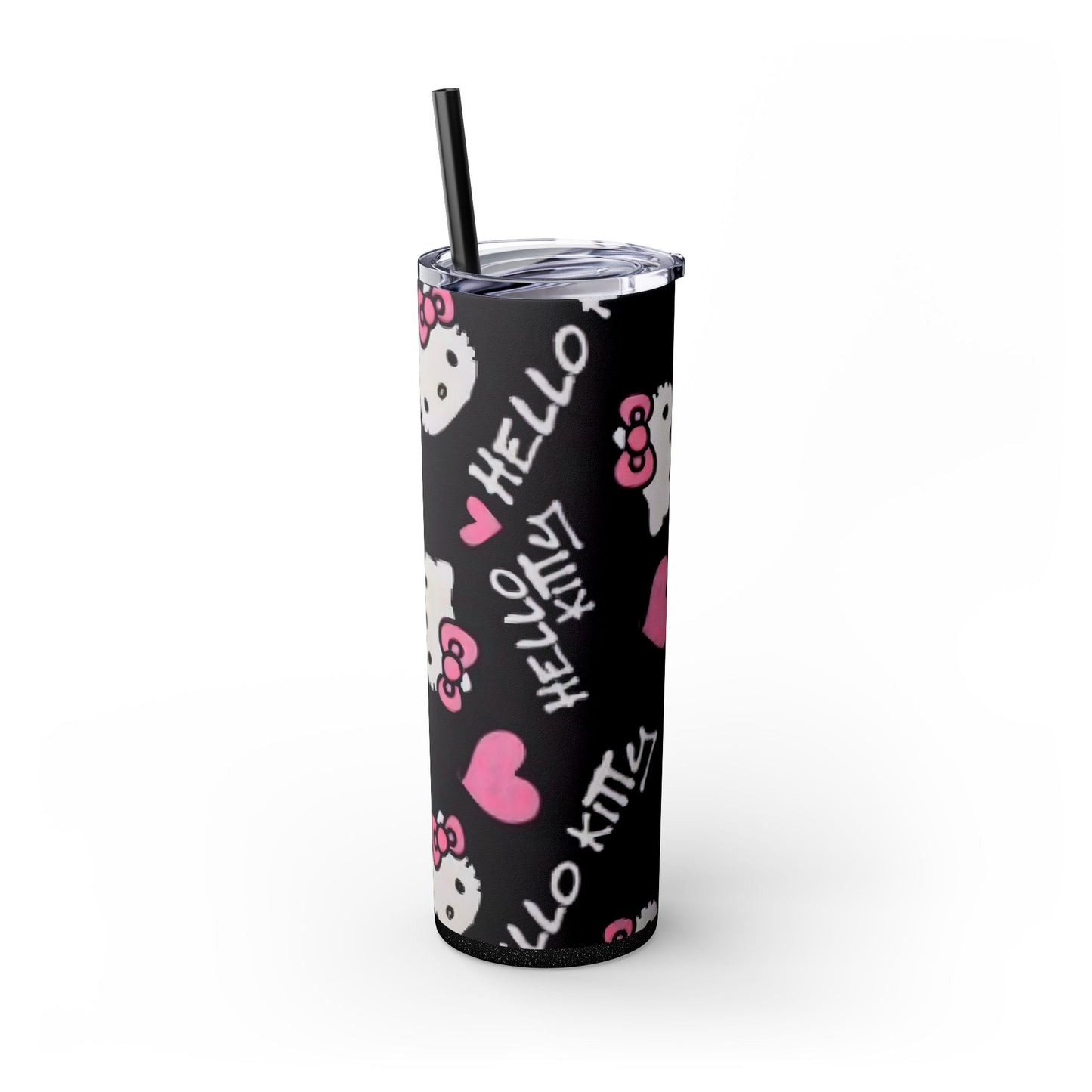 Hi Kit Skinny Tumbler with Straw, 20oz - Rock n Royalty Designs