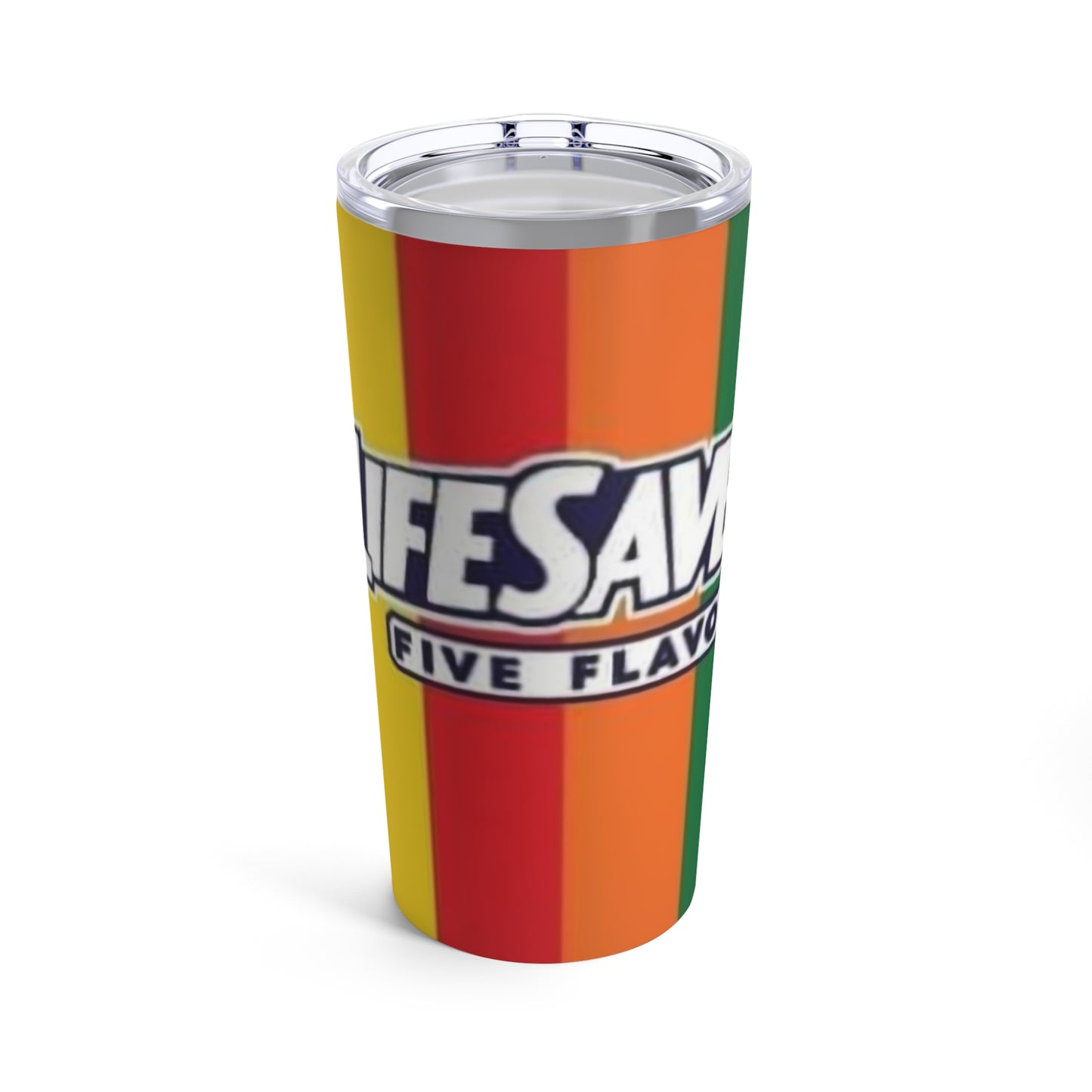 FIVE FLAVIR LIFESAVERS TRAVEL TUMBLER Printify