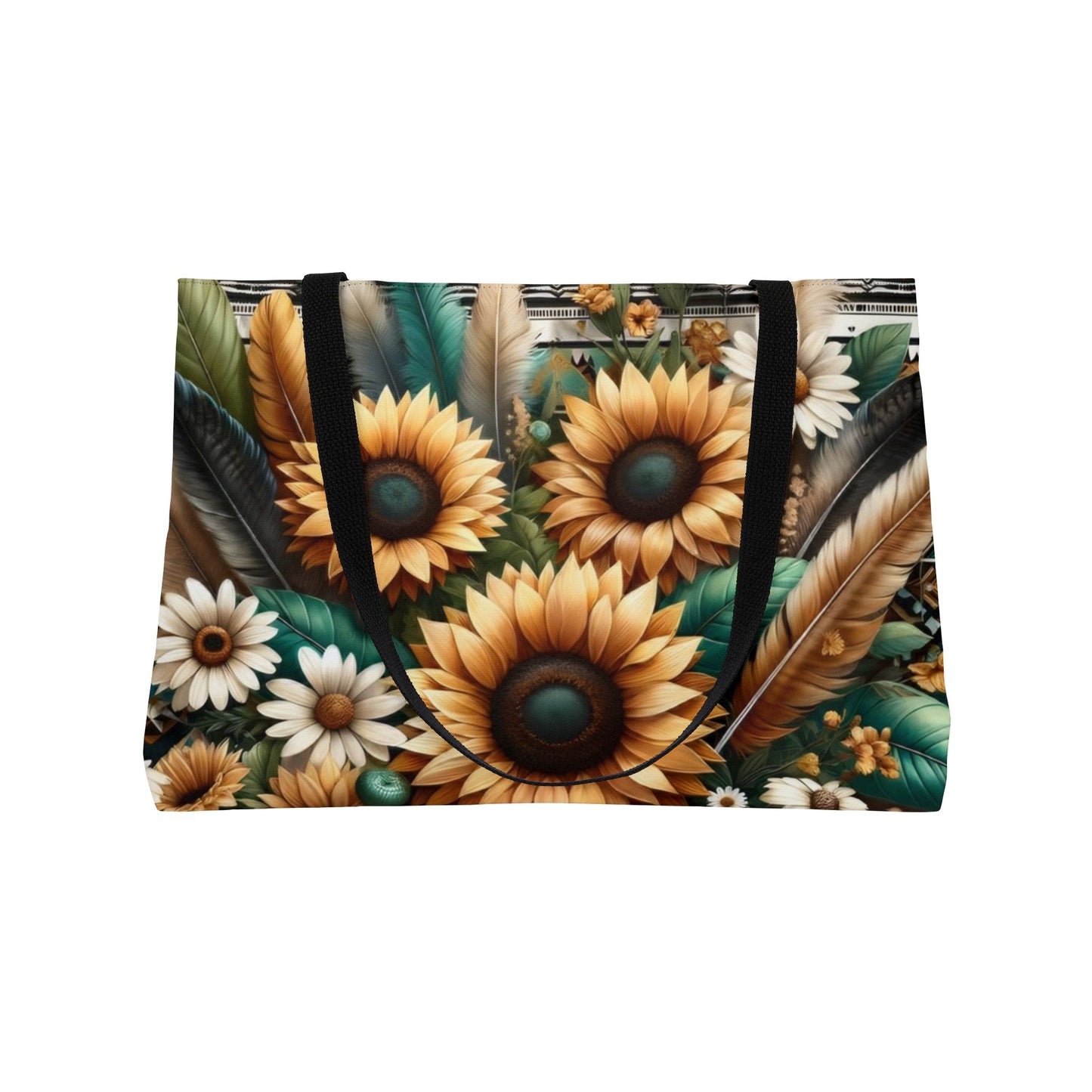 Sunflower Weekender Tote Bag Printify